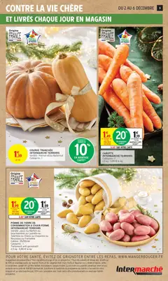 Intermarché - Prévisualisation de COURGE TRANCHÉE INTERMARCHÉ TERROIRS, Variété: Potiron et/ou Butternut Catégorie : 1 valide à partir de 02.12.2025 | Page: 9 | Produits: Pomme, Courge, Butternut, Jus