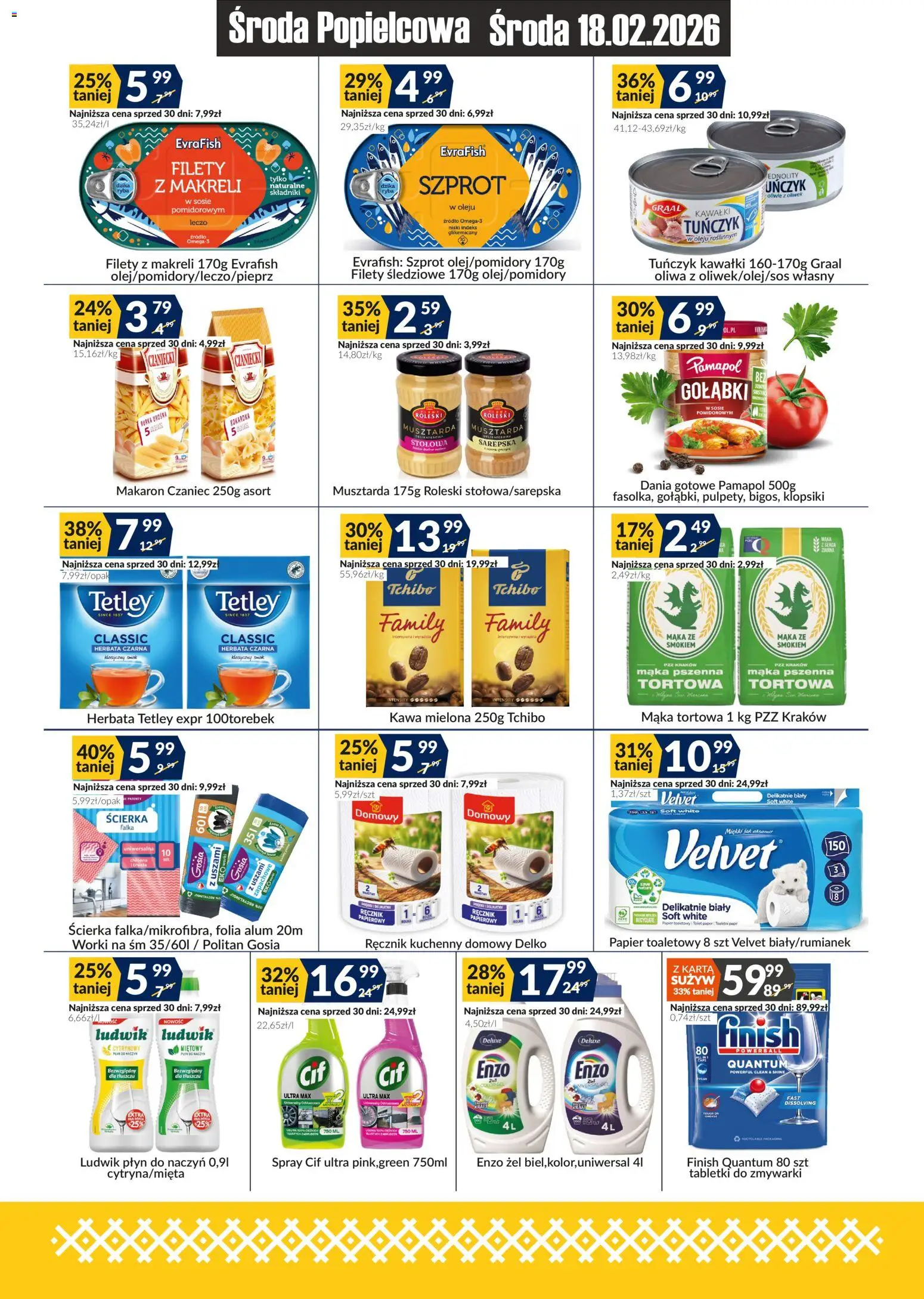 Sużyw Gazetka od 02.02.2026 | Strona: 3 | Produkty: Tuńczyk, Musztarda, Kawa, Makaron