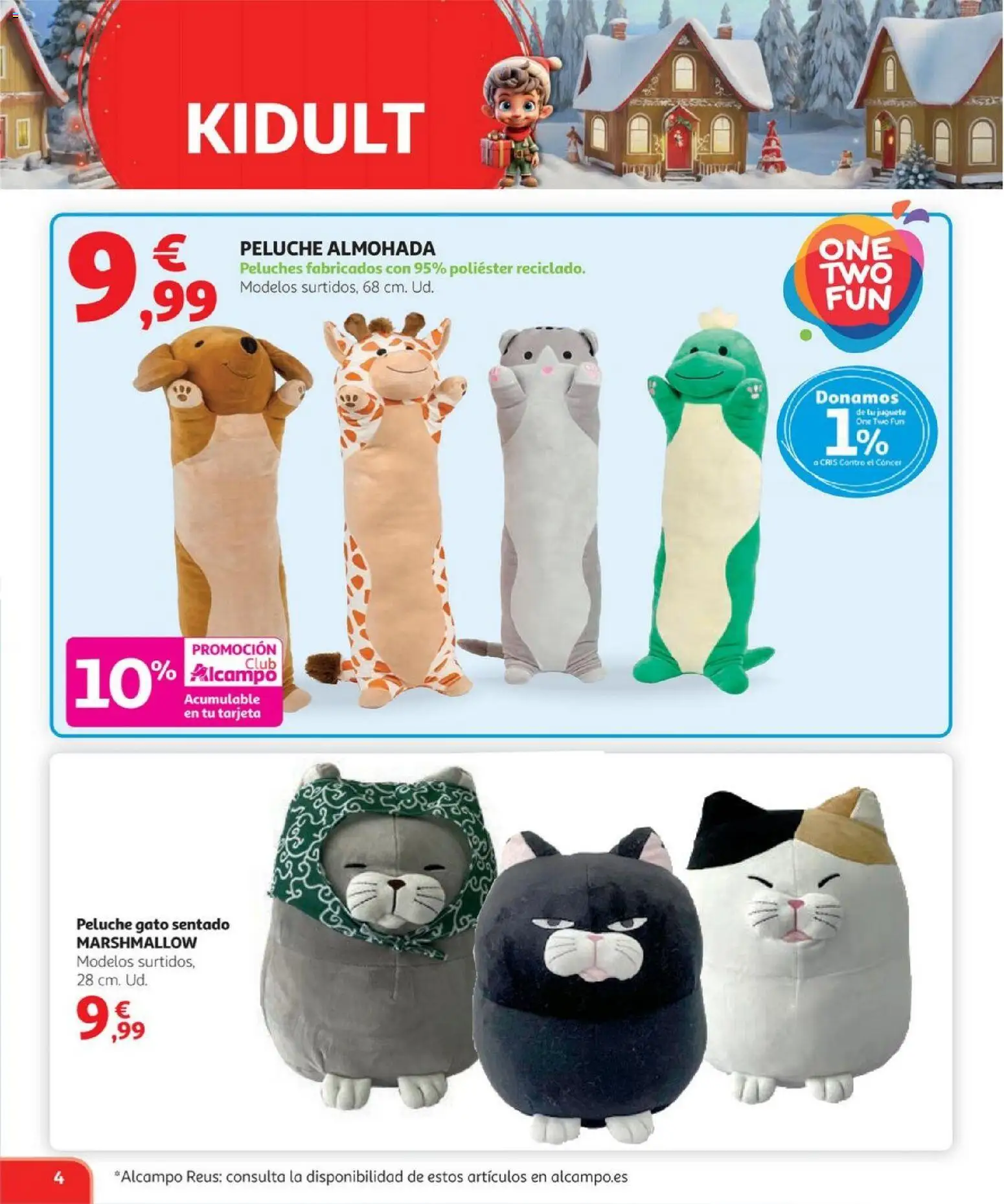 Alcampo - Juguetes Cat │ válido desde el 03.11.2025 | Página: 4 | Productos: Almohada