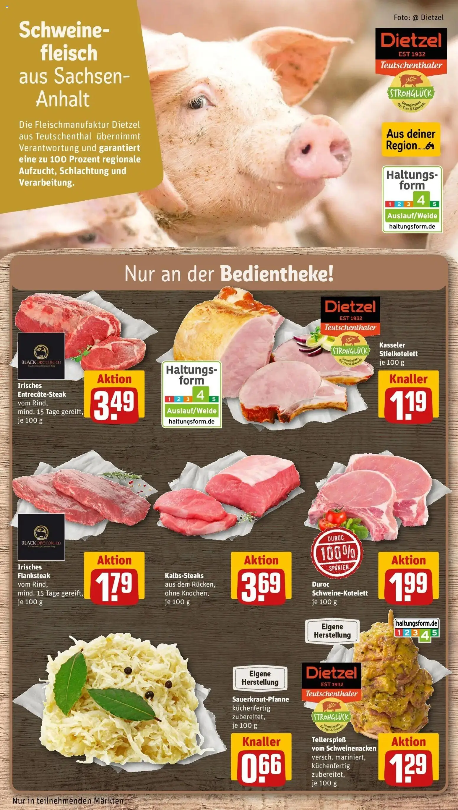 Rewe Prospekt Leipzig / Stötteritz	 – gültig ab 09.03.2026 | Seite: 10 | Produkte: Schweinenacken, Steak, Fleisch