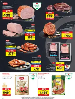 Spar akciós ujság - amely érvényes a következő dátumtól: 03.07.2025 | Oldal: 6 | Termékek: Virsli, Debreceni, Löncs, Szalonna