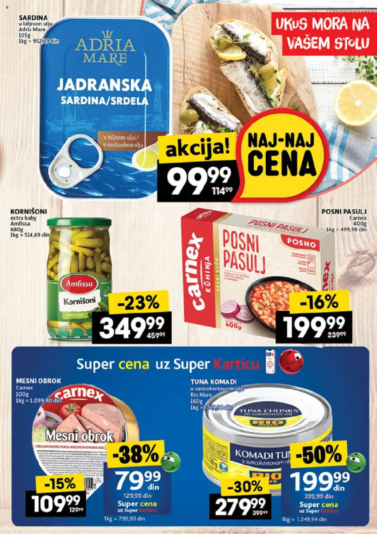 Roda katalog - važi od 21.08.2025 | Strana: 33 | Proizvode: Pasulj, Kuhinja, Kornišoni, Sardina