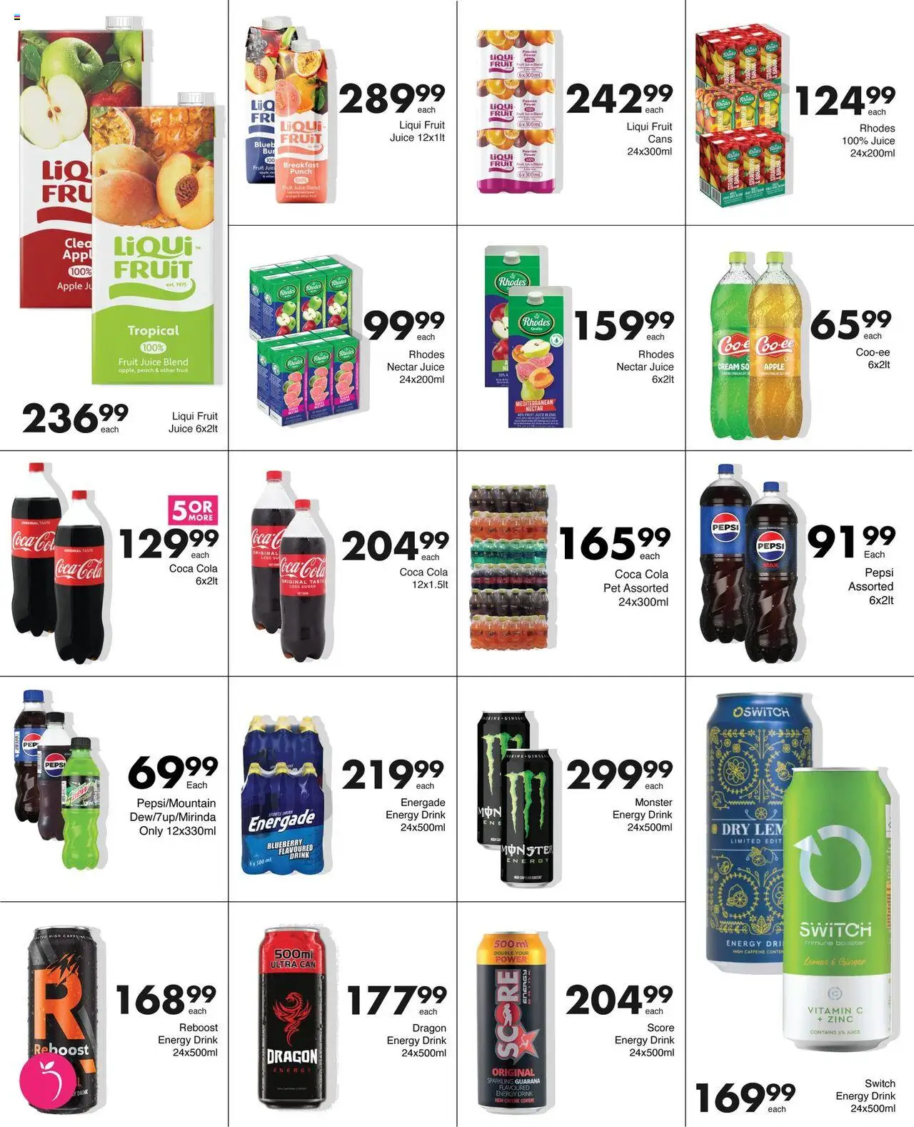 Save Catering Specials  │ valid from 04.08.2025 | Page: 20 | Products: Switch, Sugar, Lemon, Peach