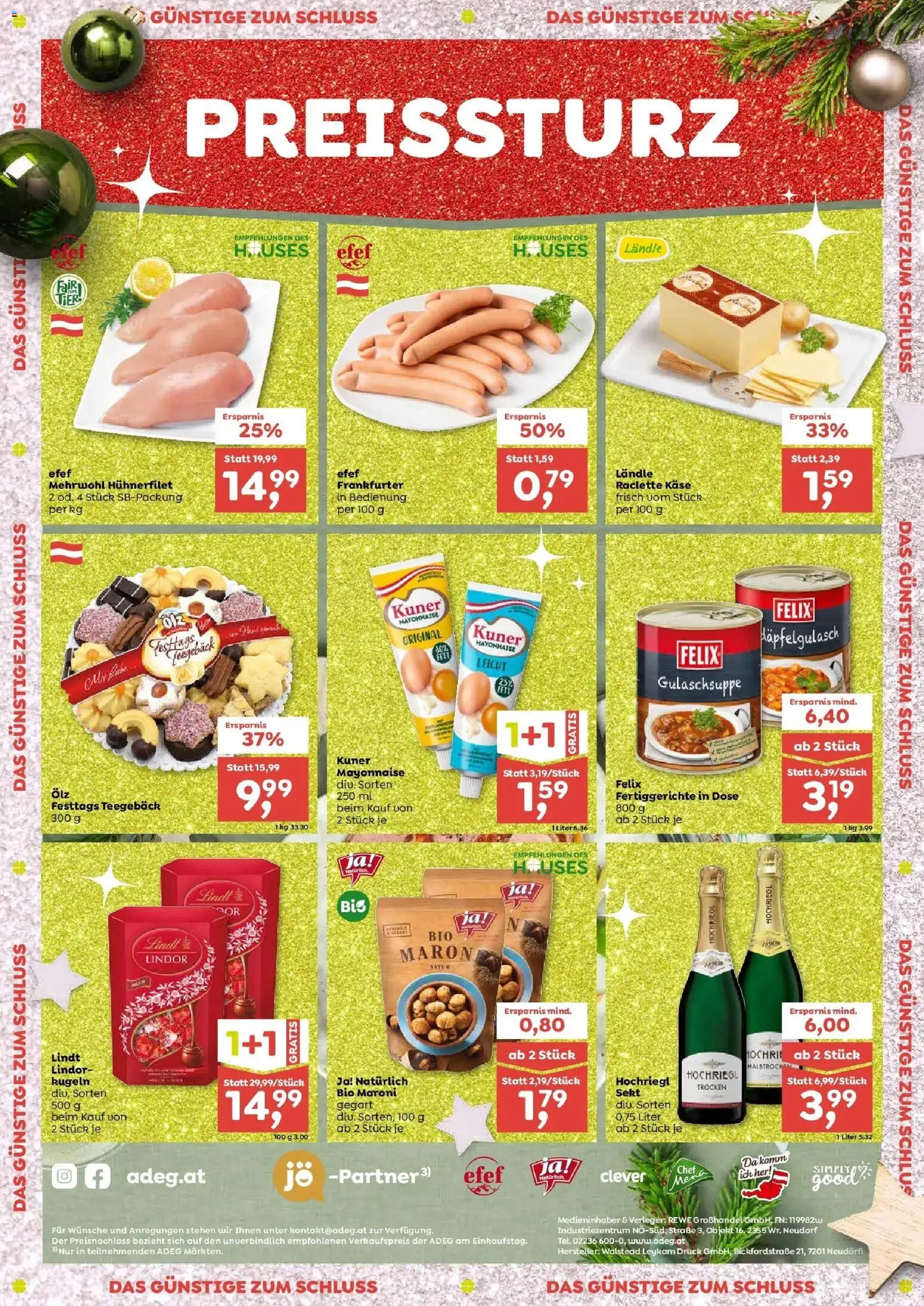 ADEG Möderbrugg, St. Jakob/Breitenau gültig ab 18.12.2025 | Seite: 12 | Produkte: Mayonnaise, Fertiggerichte, Käse