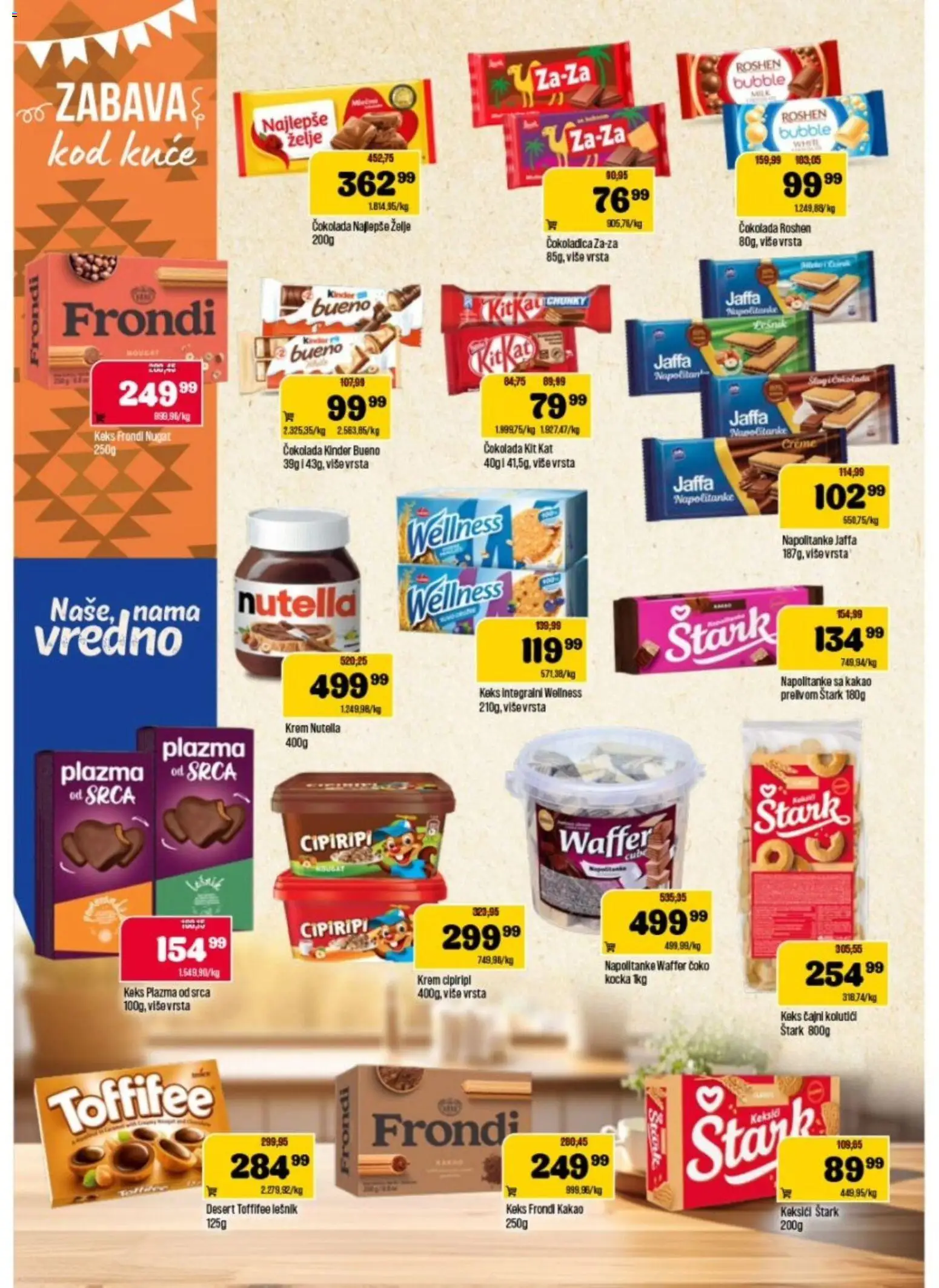 Podunavlje katalog - važi od 25.03.2026 | Strana: 8 | Proizvode: Keks, Plazma, Lešnik, Čokolada