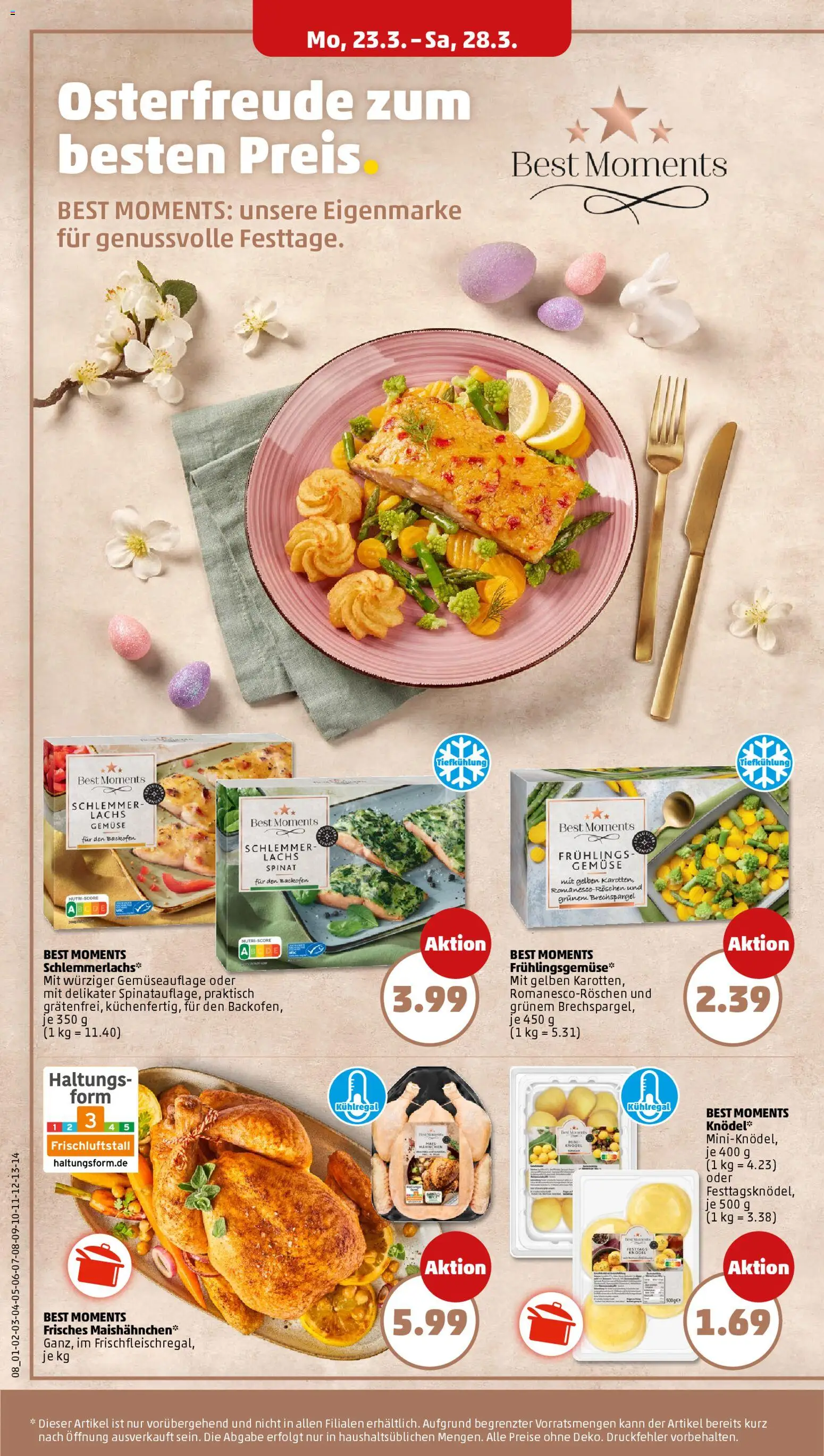 Penny Prospekt 	 – gültig ab 23.03.2026 | Seite: 10 | Produkte: Lachs, Gemüse, Backofen