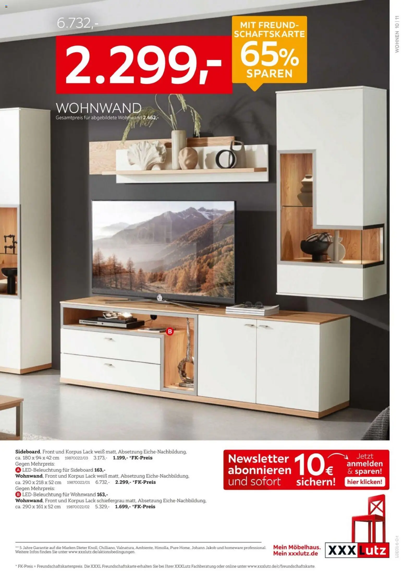 XXXL Lutz Wohnideen – gültig ab 11.01.2026 | Seite: 11 | Produkte: Sideboard, Wohnwand