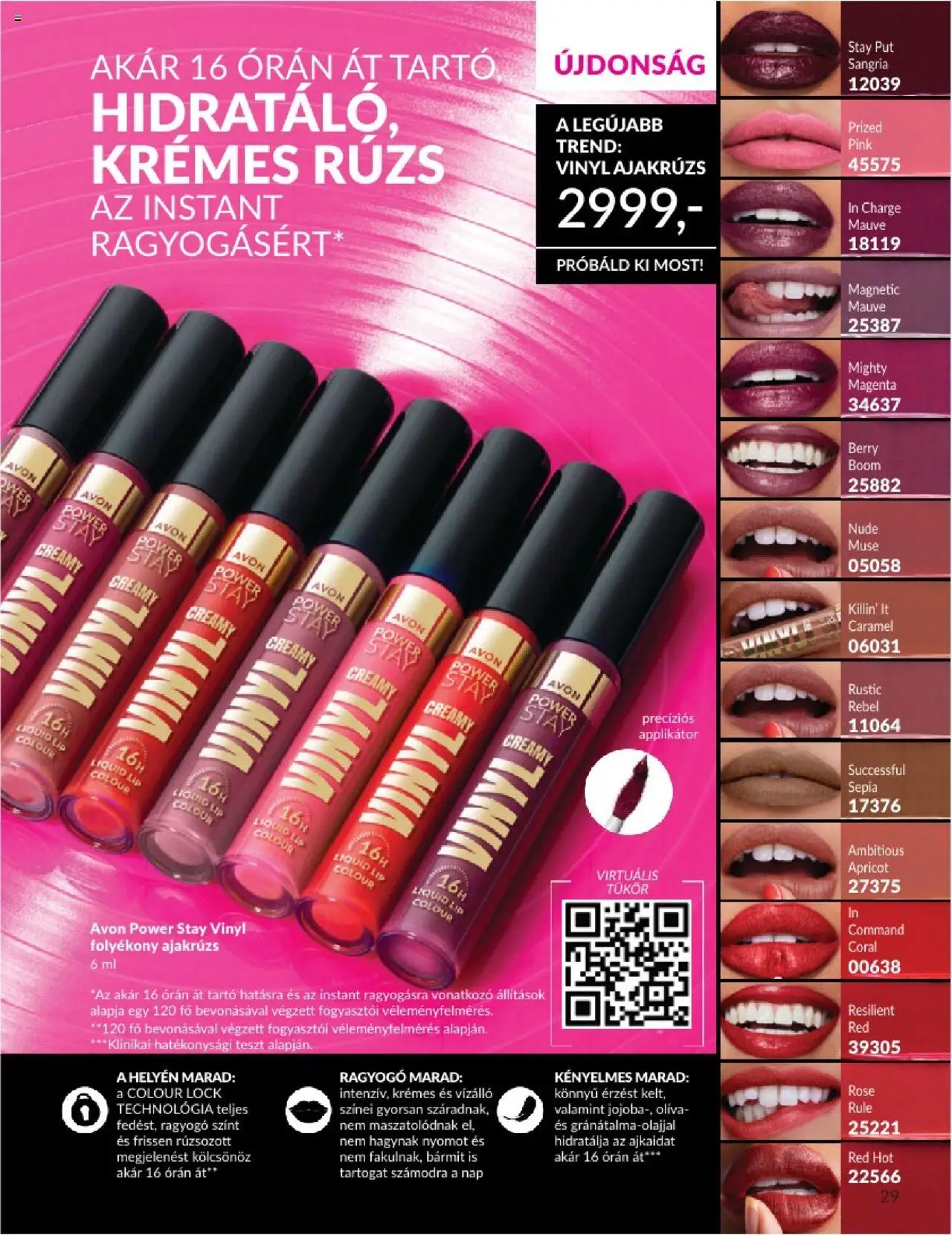 Avon akciós ujság - amely érvényes a következő dátumtól: 01.08.2025 | Oldal: 29