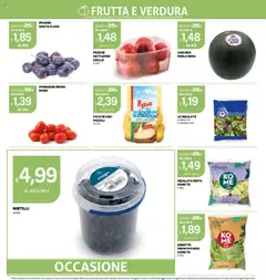 Volantino Ekom del 12.08.2025 | Pagina: 6 | Prodotti: Insalata, Frutta, Anguria, Mirtilli