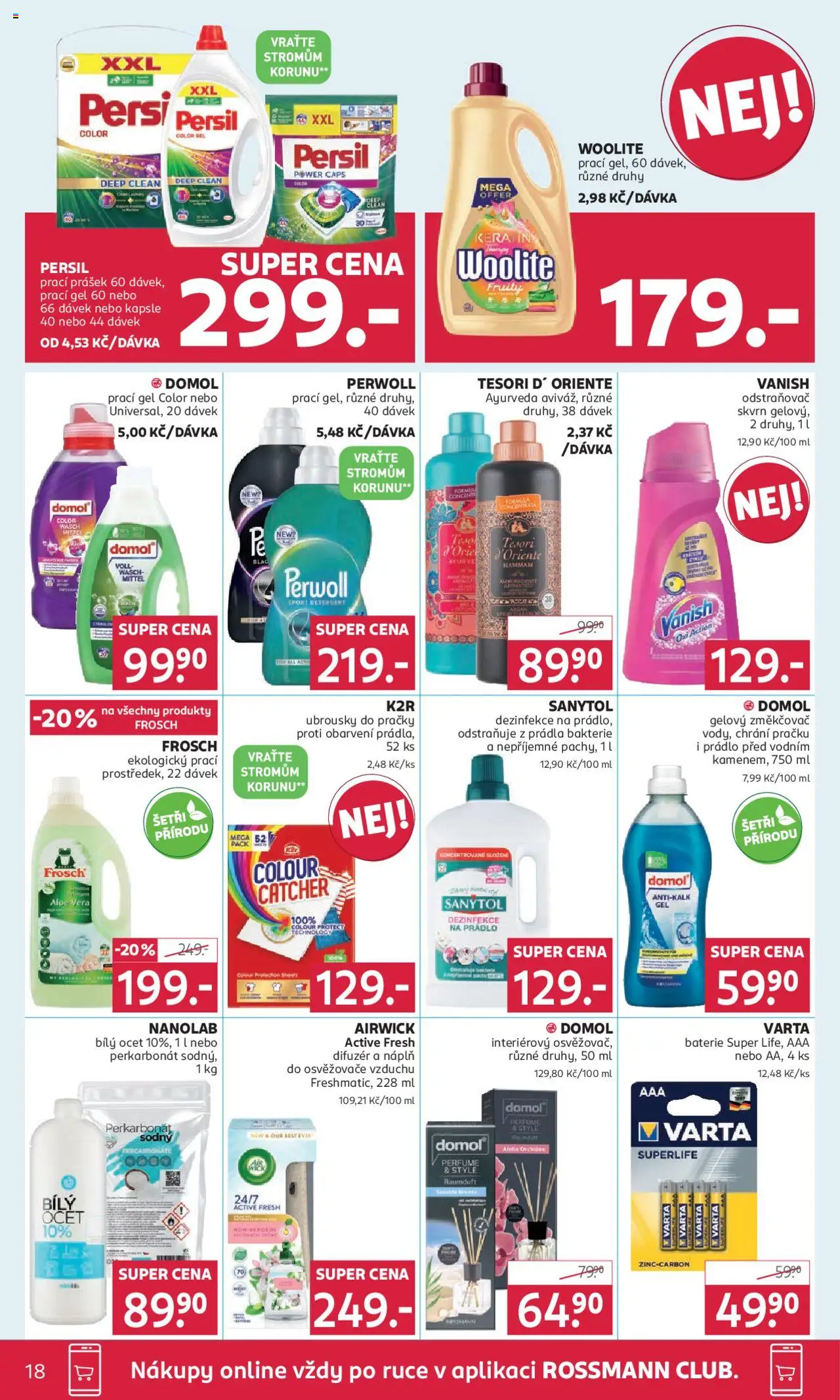 Rossmann leták od 30.07.2025 | Strana: 18 | Produkty: Prací gel, Tesori d'Oriente, Aloe vera, Vanish