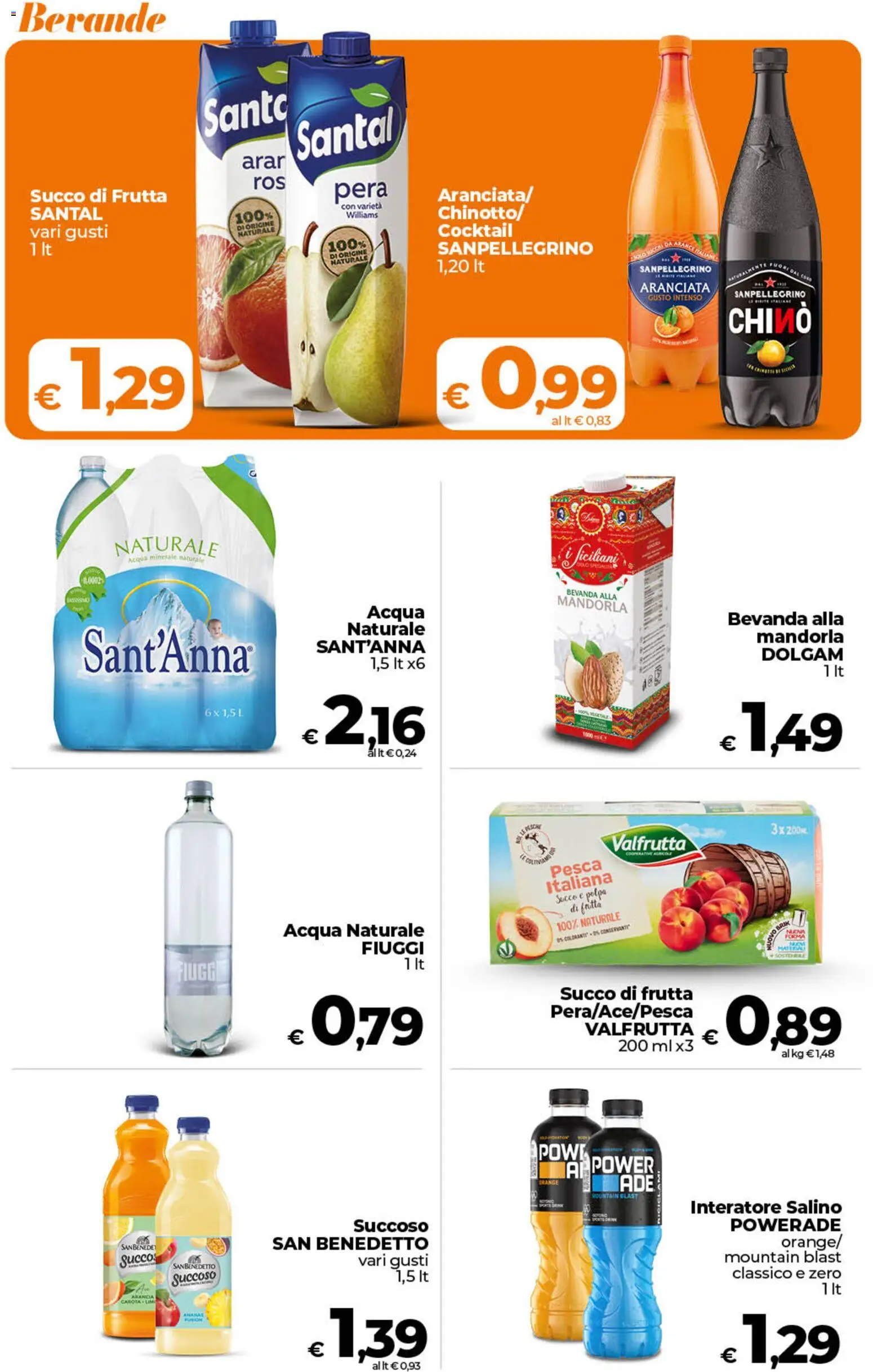 Volantino Ipercoop del 28.04.2026 | Pagina: 41 | Prodotti: Succo, Pera, Acqua naturale, Succo di frutta