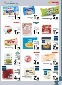 Anteprima del volantino BURRATA DI BUFALA SAPORI&DINTORNI CONAD, 125 g valido a partire dal 01.12.2025 | Pagina: 9 | Prodotti: Bresaola, Formaggio, Pasta, Wurstel