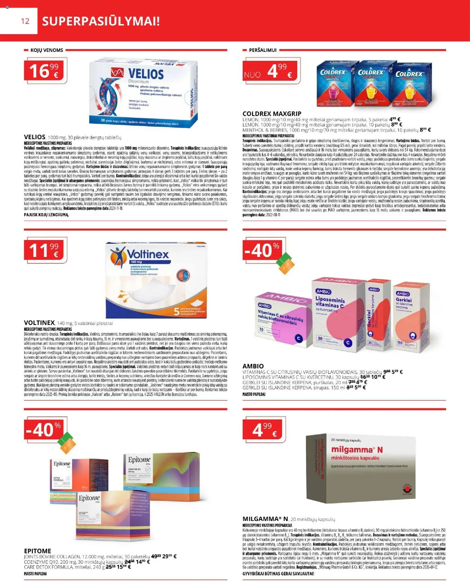 Gintarinė akcijos nuo 01.02.2026 | Puslapis: 12