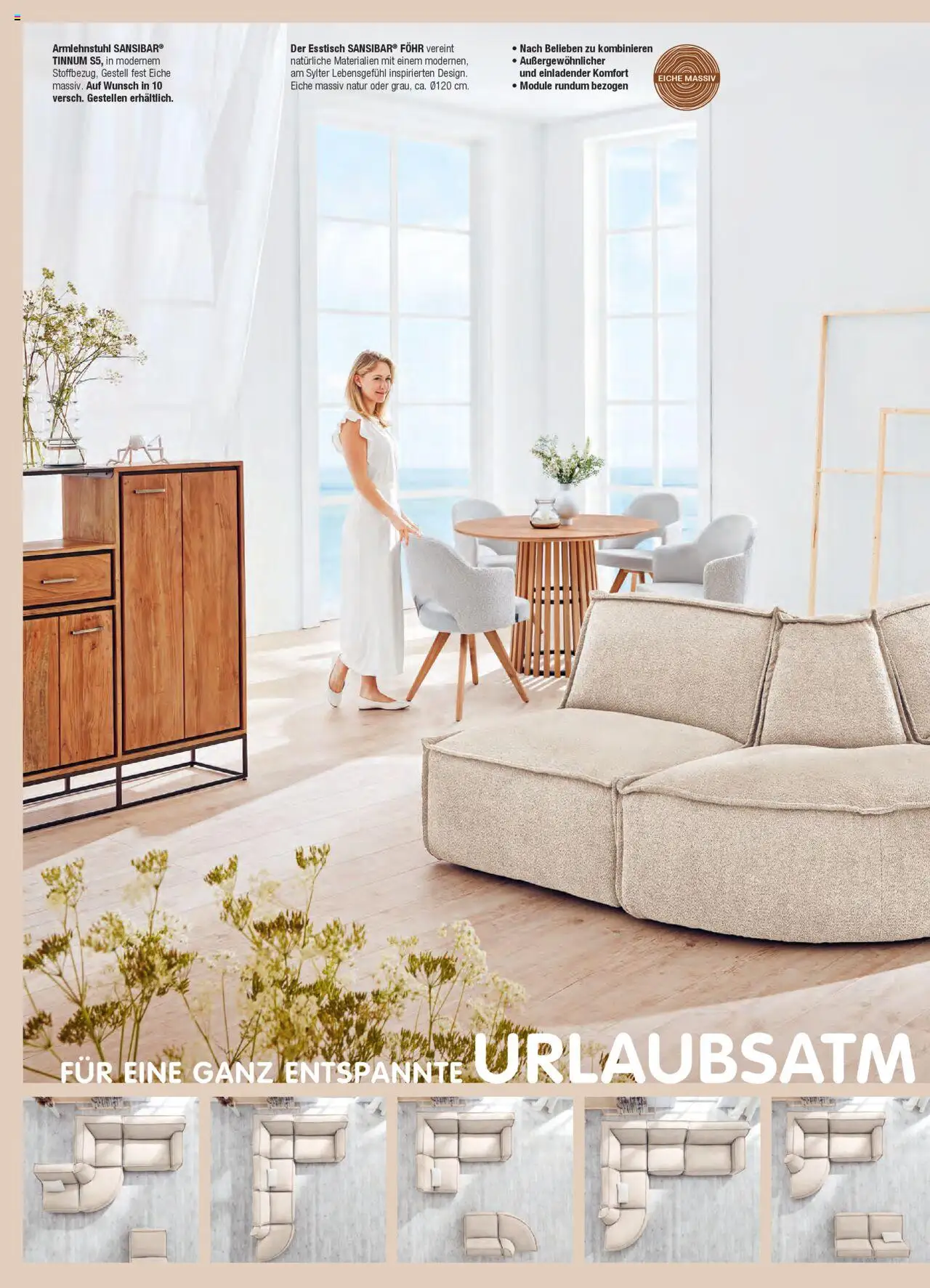 Ostermann Sansibar Living  – gültig ab 01.01.2025 | Seite: 6 | Produkte: Esstisch