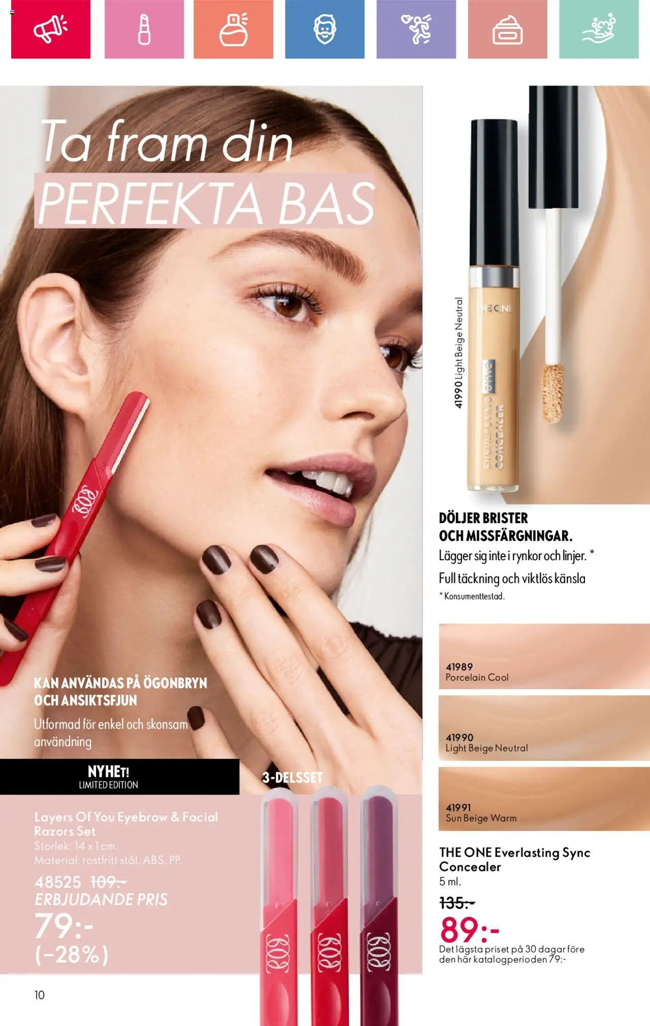 Oriflame reklamblad aktuell från 24.08.2025 | Sida: 10 | Produkter: Concealer, Set