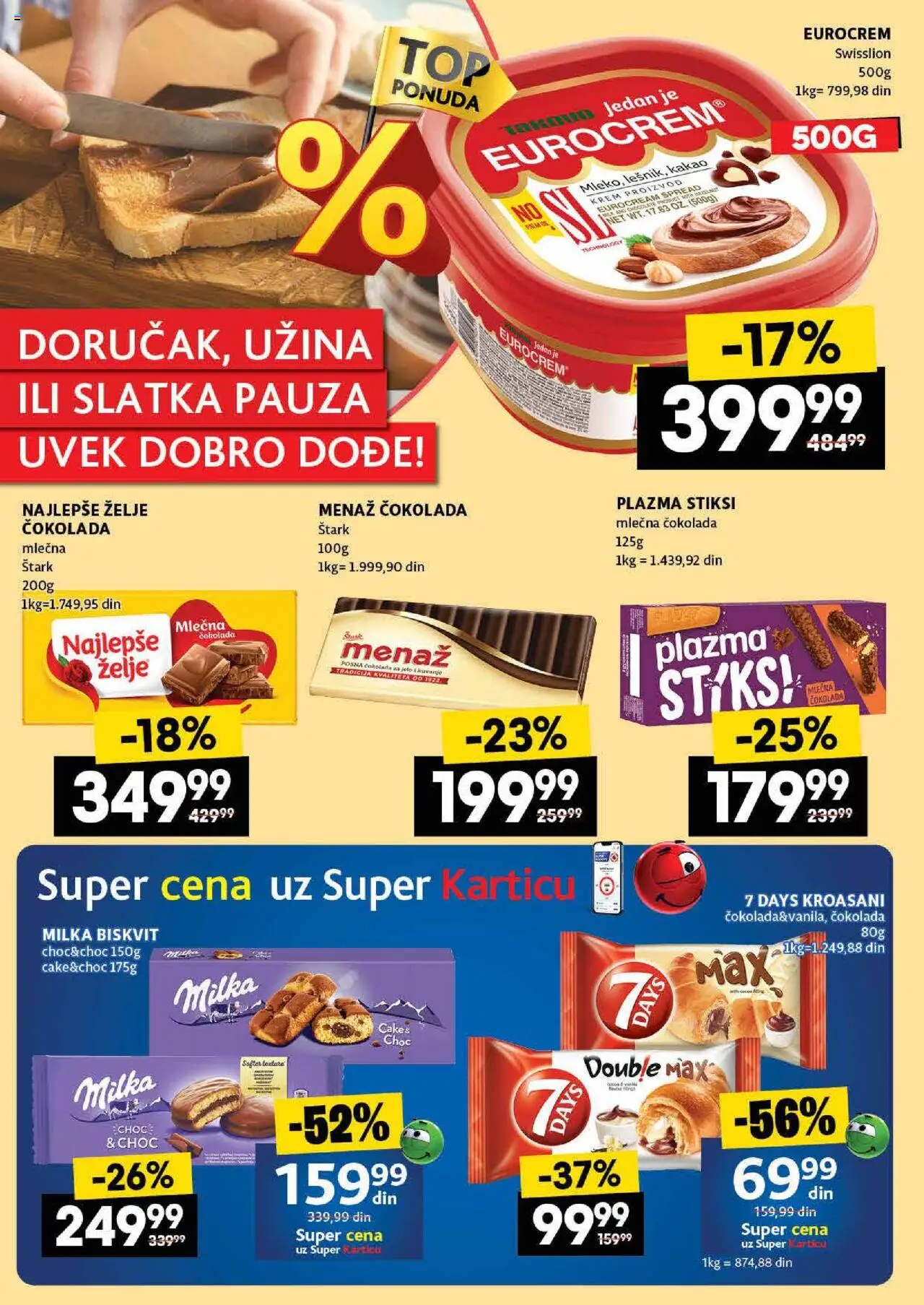 Idea katalog - važi od 24.07.2025 | Strana: 34 | Proizvode: Milka, Plazma, Čokolada, Mlečna čokolada