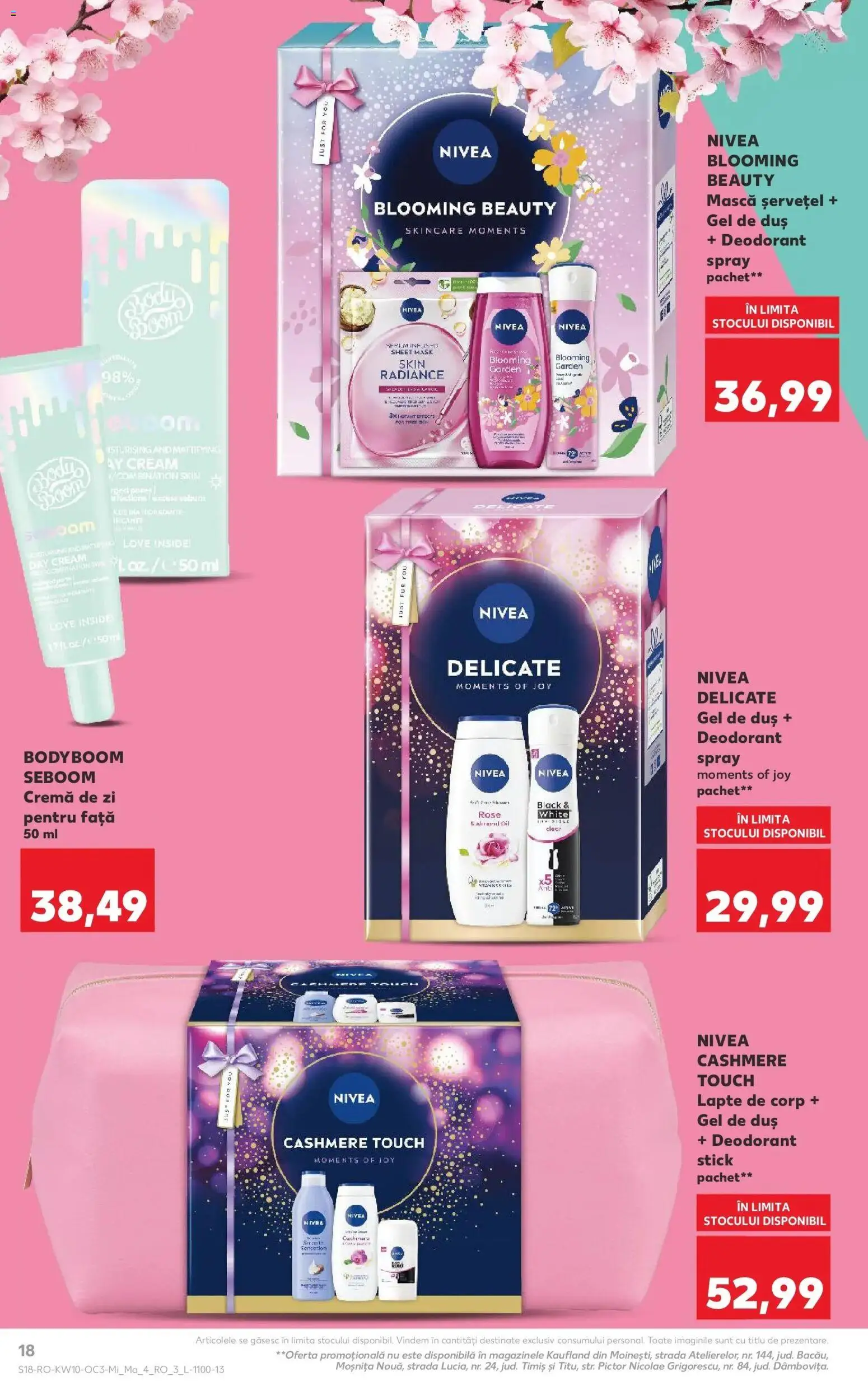 Noul catalog Kaufland – valabil de la 04.03.2026 | Pagină: 18 | Produse: Duș, Cremă, Lapte de corp, Gel de duș