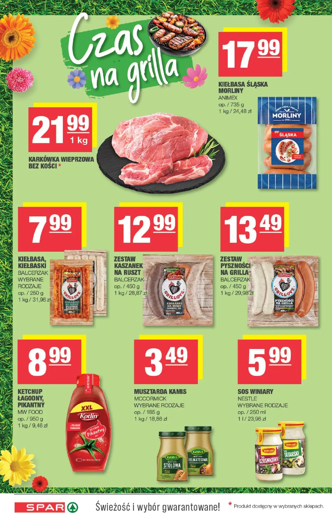 Spar Gazetka od 04.06.2025 | Strona: 6 | Produkty: Karkówka wieprzowa, Mięso, Ruszt, Musztarda