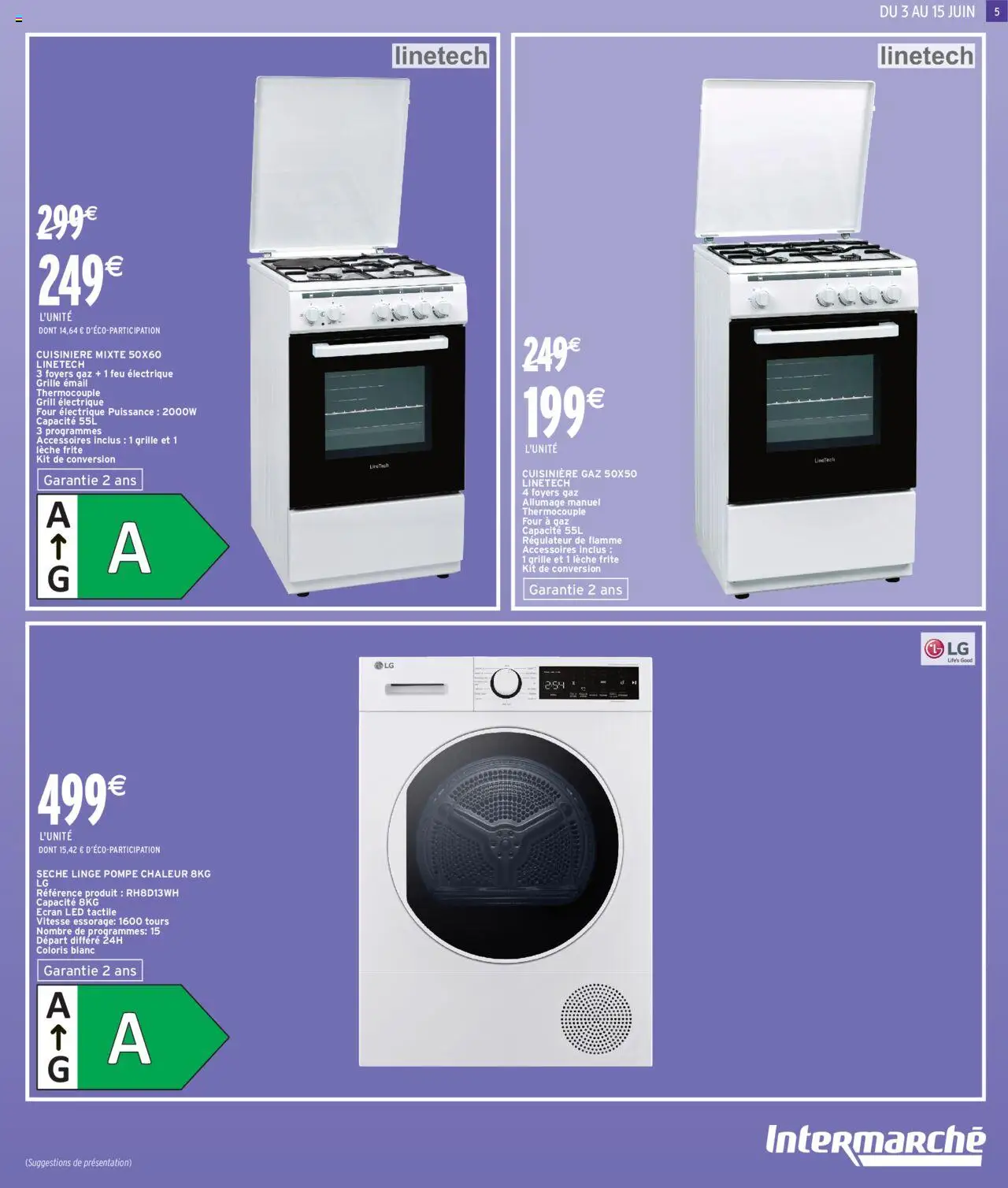  | Page: 5 | Produits: Four électrique, Four, Grill, Cuisinière