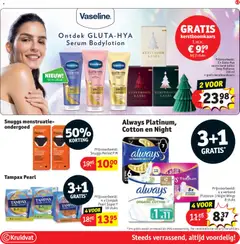 Kruidvat folder week 51 - Voorbeeld van een folder van Kruidvat, geldig van 16.12.2025 | Pagina: 47 | Producten: Ondergoed, Tampons, Kaars, Kan