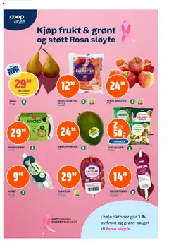 Forhåndsvisning av Coop Obs kundeavis gyldig fra 12.10.2025 | Side: 5 | Produkter: Pærer, Løk, Hvitløk, Sløyfe