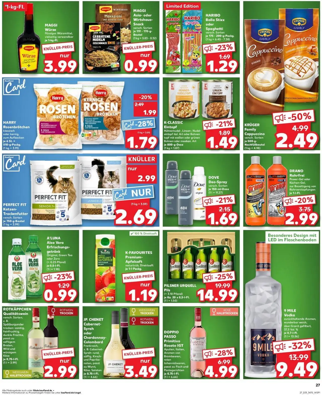 Kaufland prospekt Rathenow	 - gültig ab dem 03.08.2025 | Seite: 2 | Produkte: Pils, Apfelsaft, Fisch, Rotkäppchen