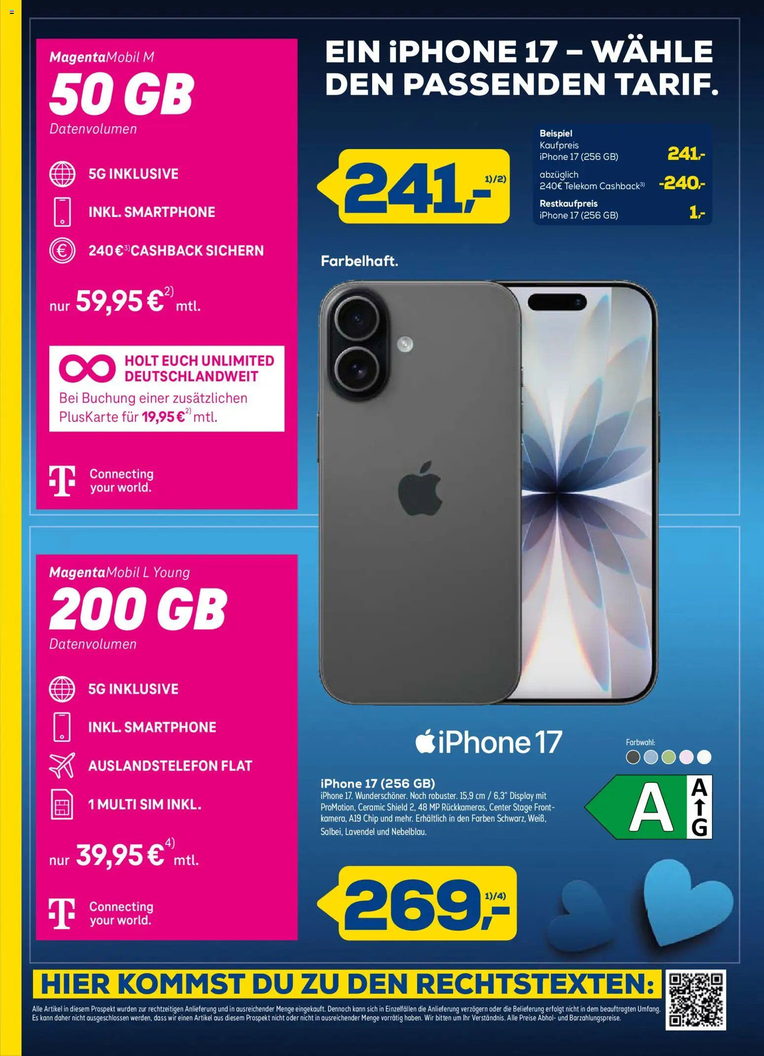 Euronics Prospekt 	 – gültig ab 28.01.2026 | Seite: 10 | Produkte: Iphone, Lavendel, Smartphone