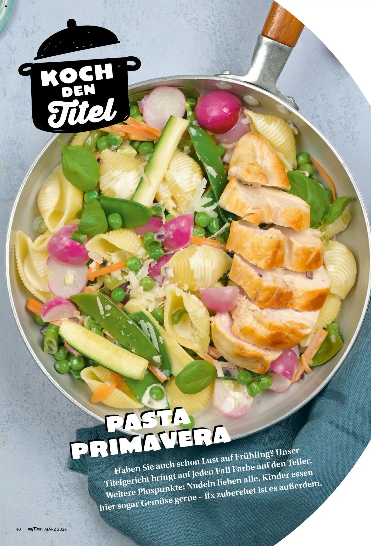 Combi myTime März 2026 – gültig ab 01.03.2026 | Seite: 40 | Produkte: Gemüse, Pasta, Nudeln