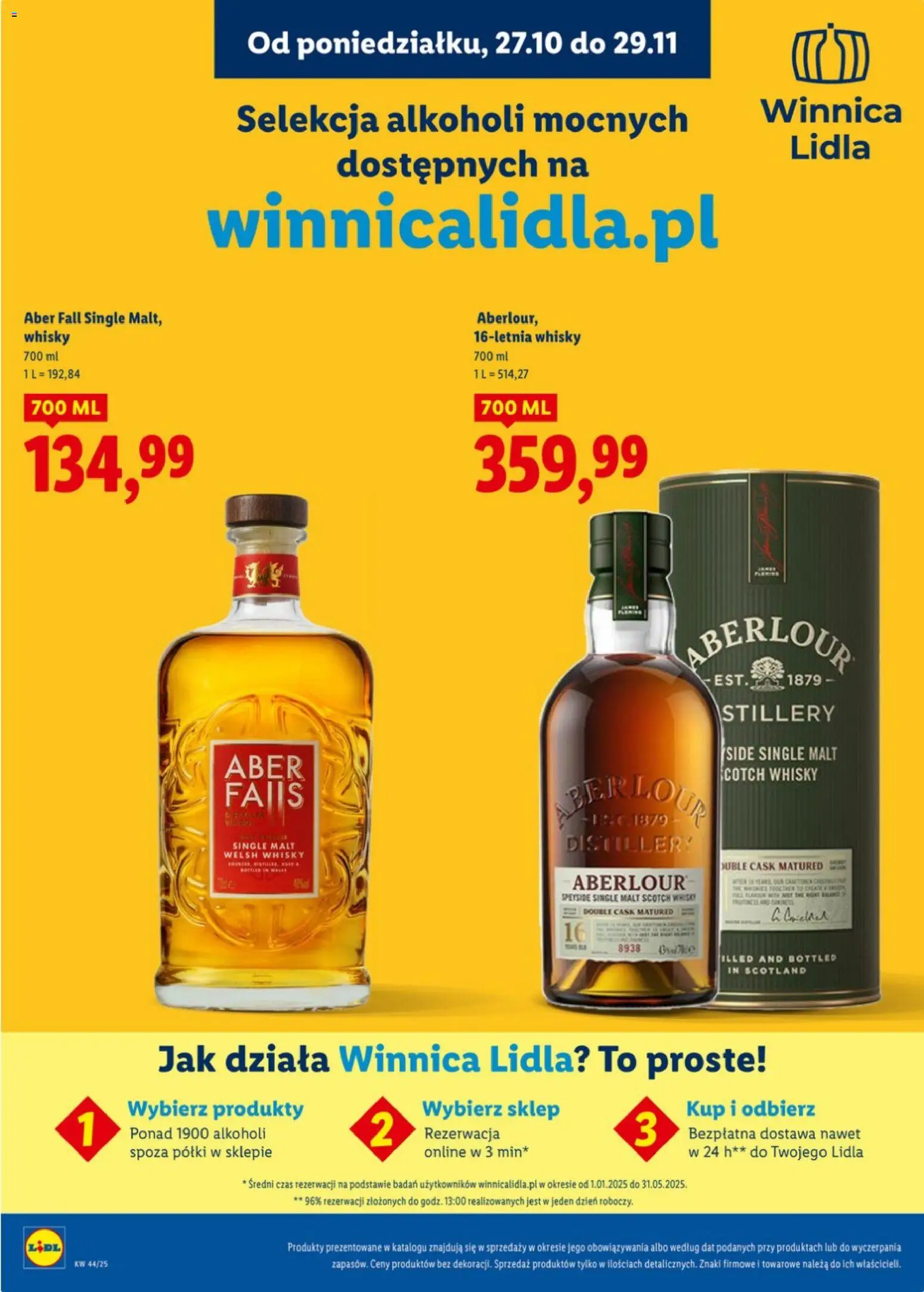 Lidl Katalog alkoholi mocnych od 27.10.2025 | Strona: 27 | Produkty: Whisky