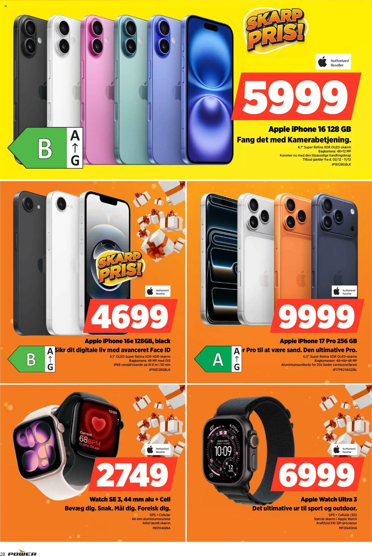 Power tilbudsavis – gyldig fra 02.12.2025 | Side: 28 | Produkter: Skærm, Ur, PC, GPS