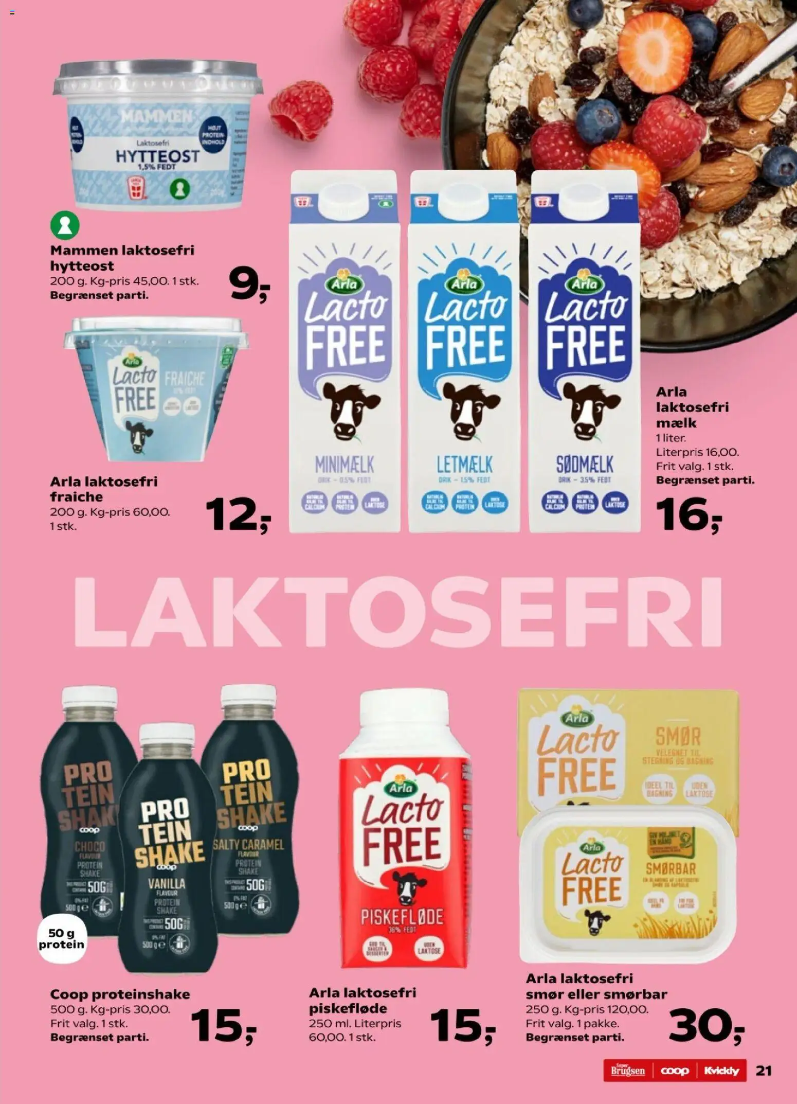 Kvickly tilbudsavis – gyldig fra 30.01.2026 | Side: 23 | Produkter: Mælk, Smør, Hytteost, Jogo de ferramentas