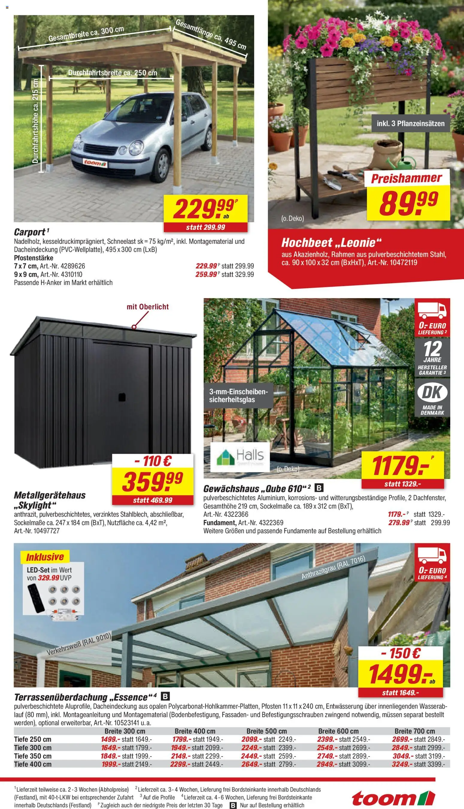 Toom Baumarkt Prospekt 	 – gültig ab 14.03.2026 | Seite: 11 | Produkte: Hochbeet