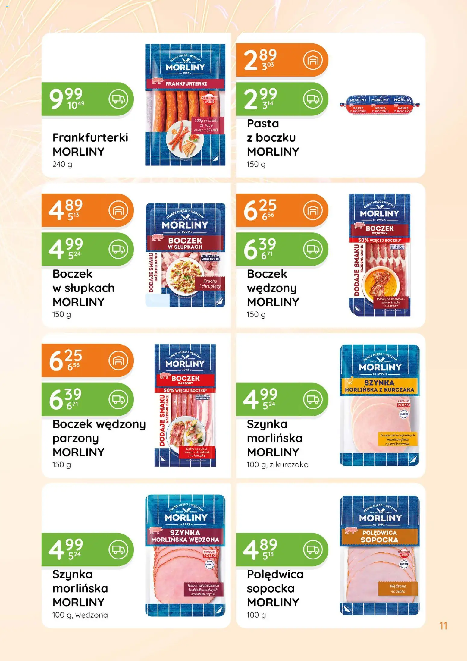 Eurocash Gazetka - Katalog Wędliny od 01.01.2026 | Strona: 11 | Produkty: Piersi, Mięso, Szynka, Boczek