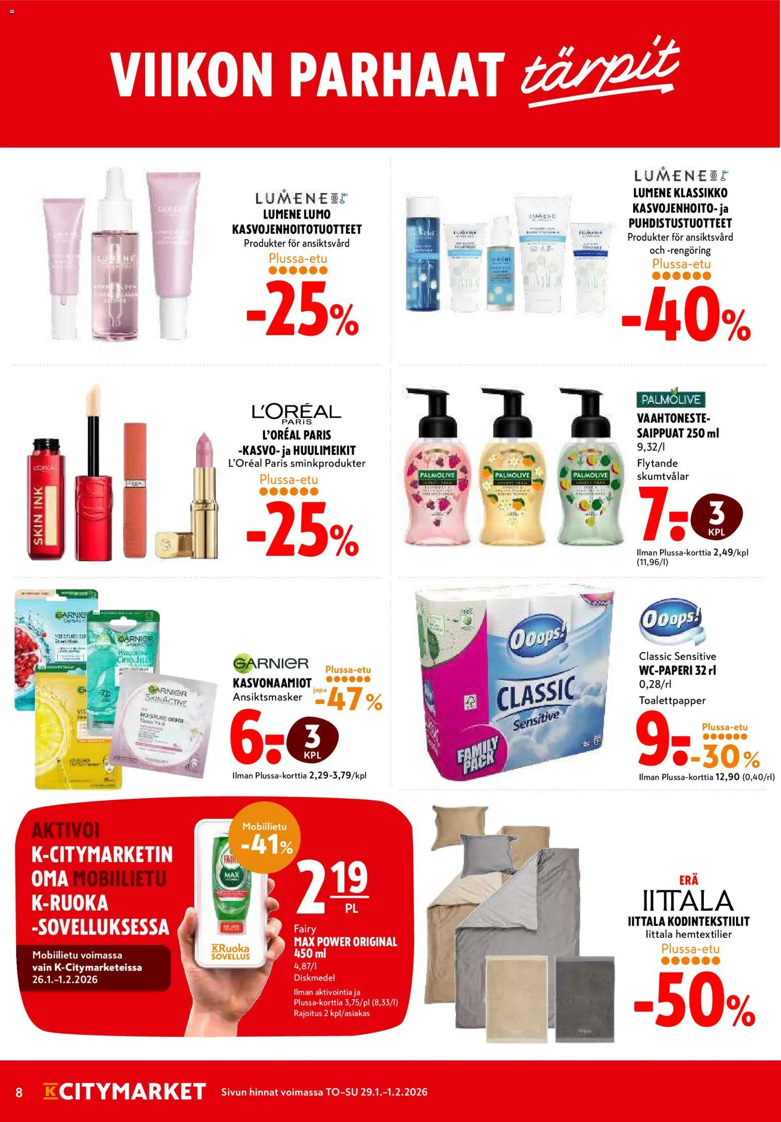 K-Citymarket tarjoukset – voimassa 29.11.2026 alkaen | Sivu: 8