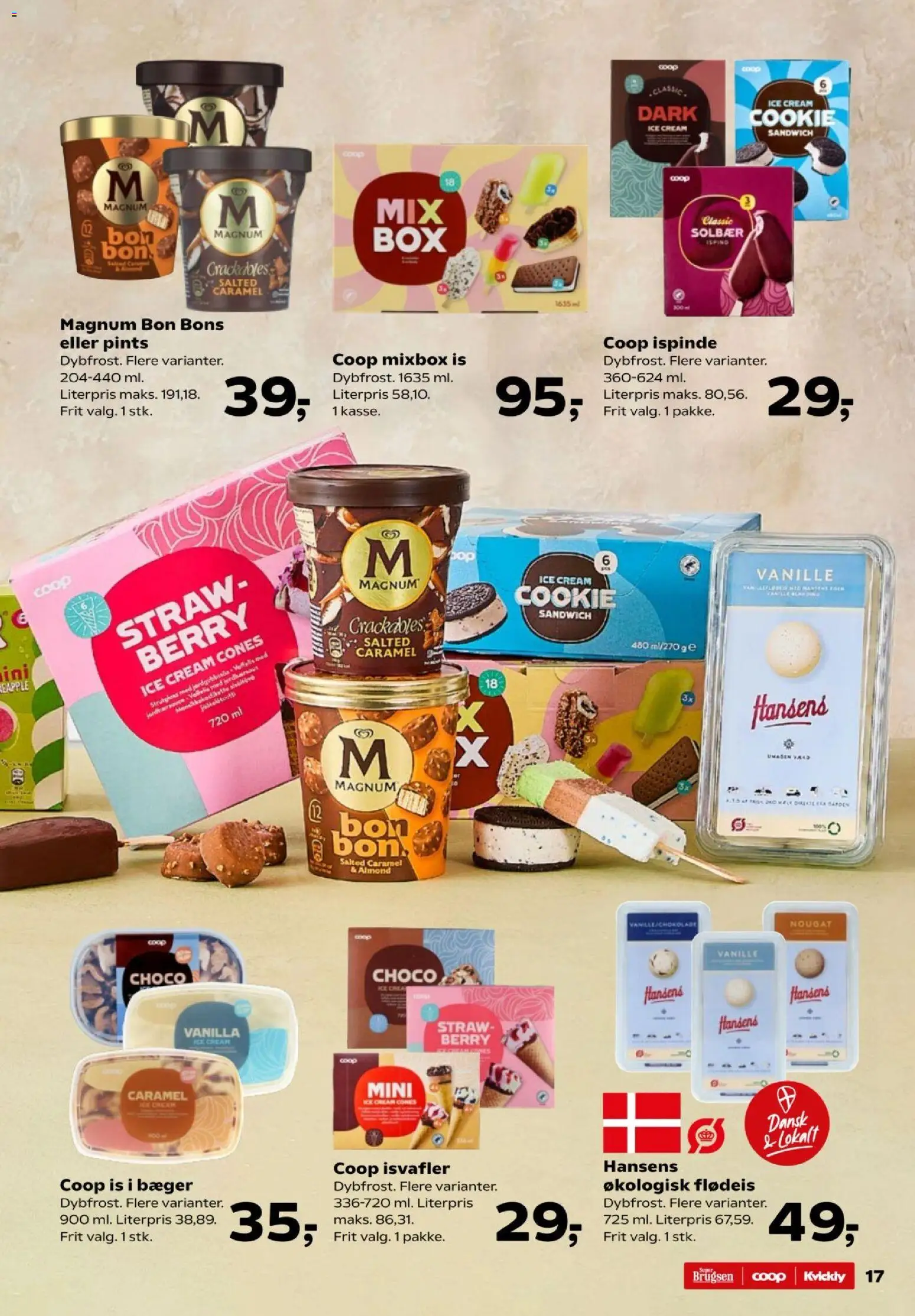 Kvickly tilbudsavis – gyldig fra 07.04.2026 | Side: 19 | Produkter: Flødeis, Is, Solbær, Nougat