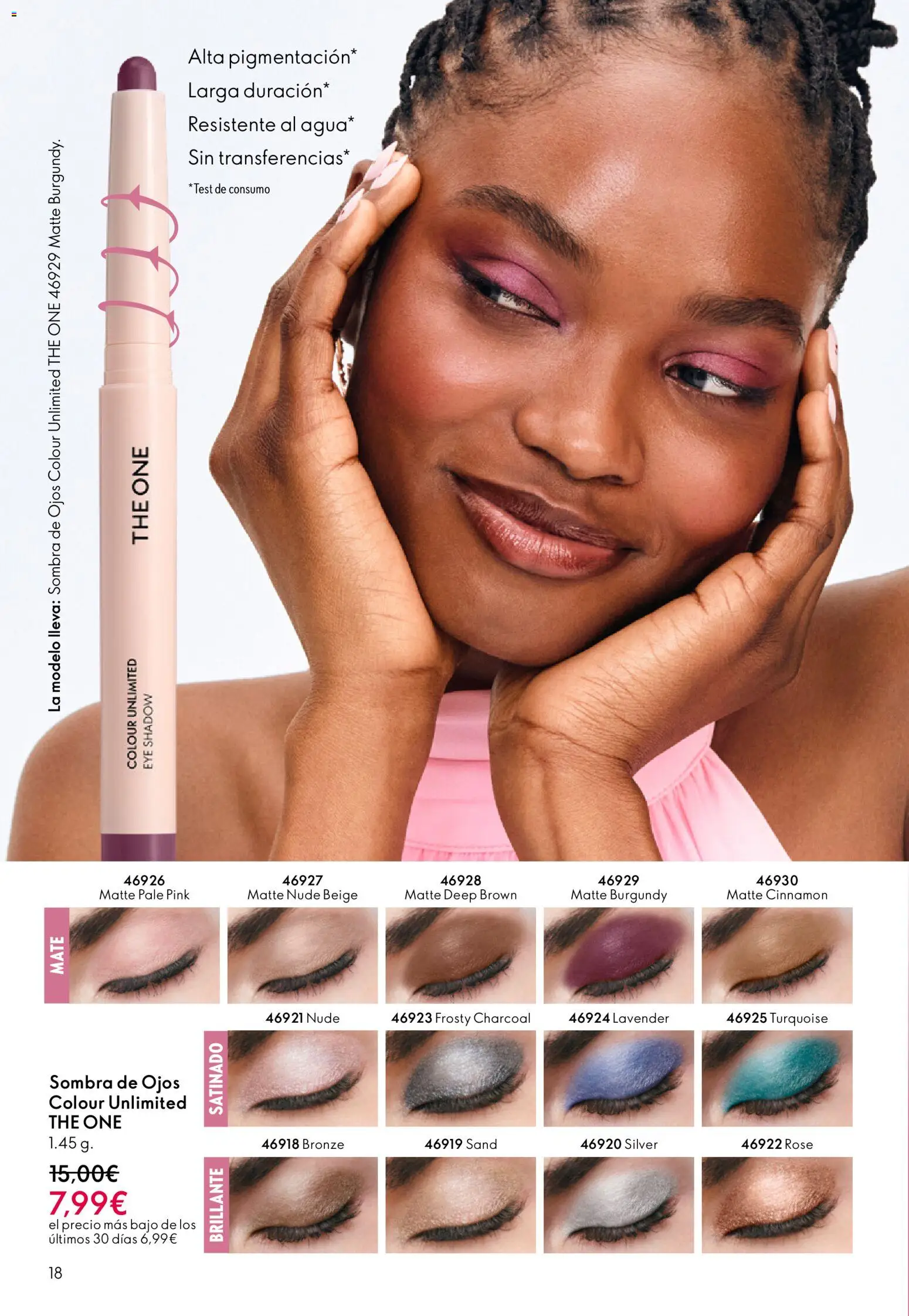 Oriflame - Catálogo Campaña 2 │ válido desde el 28.01.2026 | Página: 18 | Productos: Sombra, Sombra de ojos