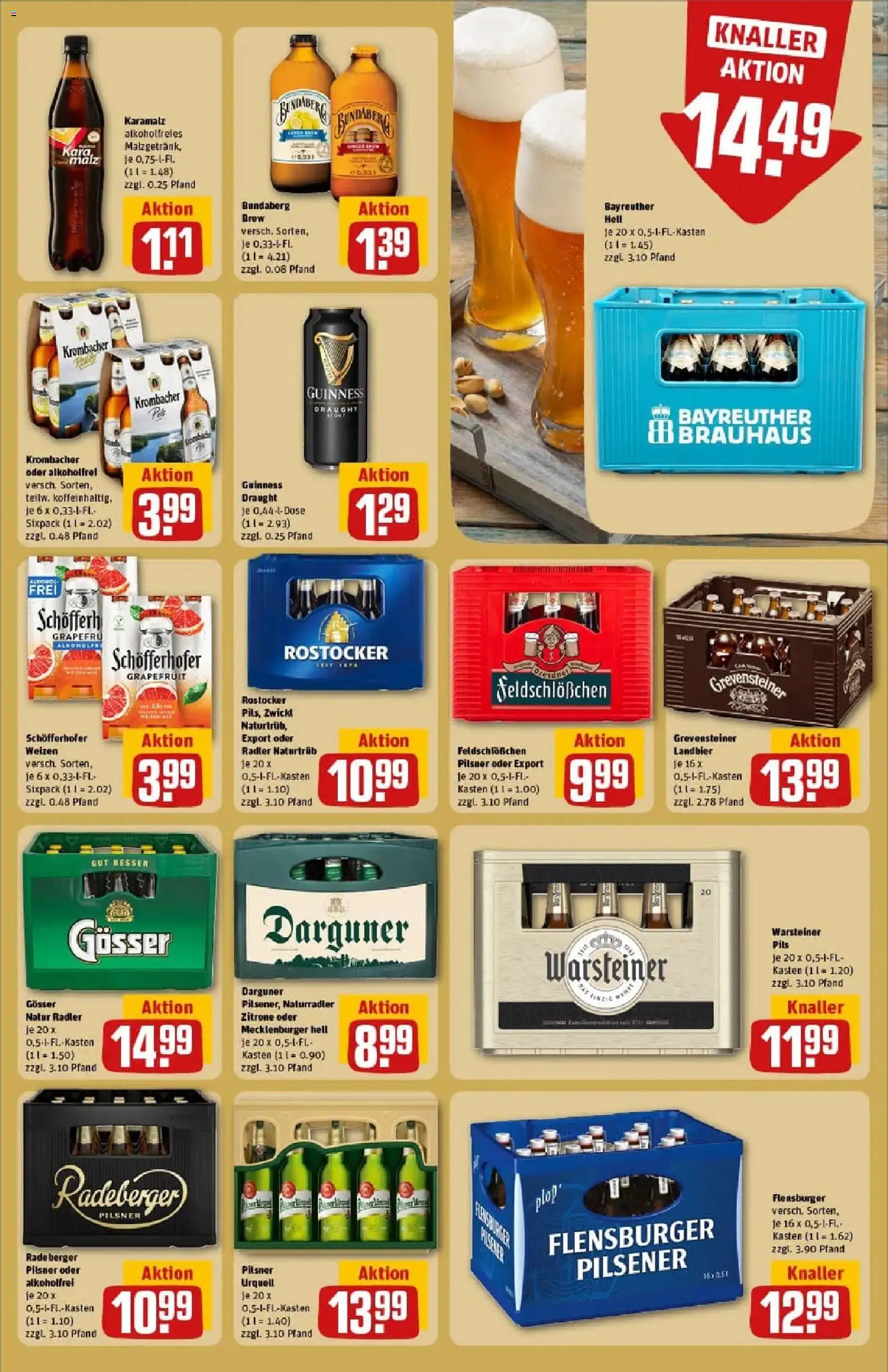 Rewe prospekt Schwerin	 – gültig ab 26.01.2026 | Seite: 17 | Produkte: Grapefruit, Warsteiner, Zitrone, Radeberger pilsner