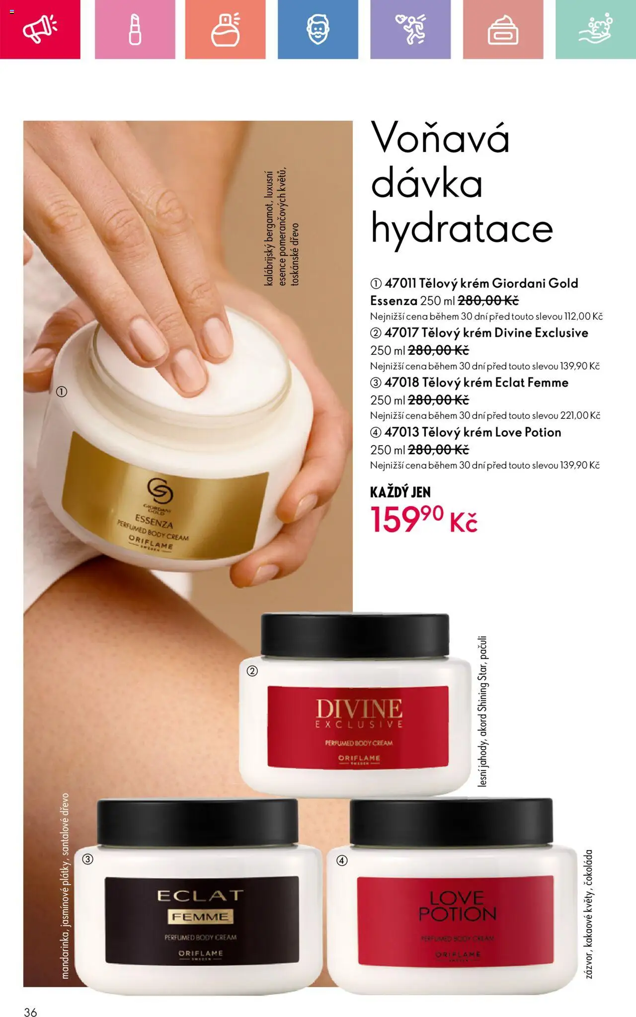 Oriflame katalog č.08/2025 od 25.05.2025 | Strana: 36 | Produkty: Tělový krém, Čokoláda, Krém, Body