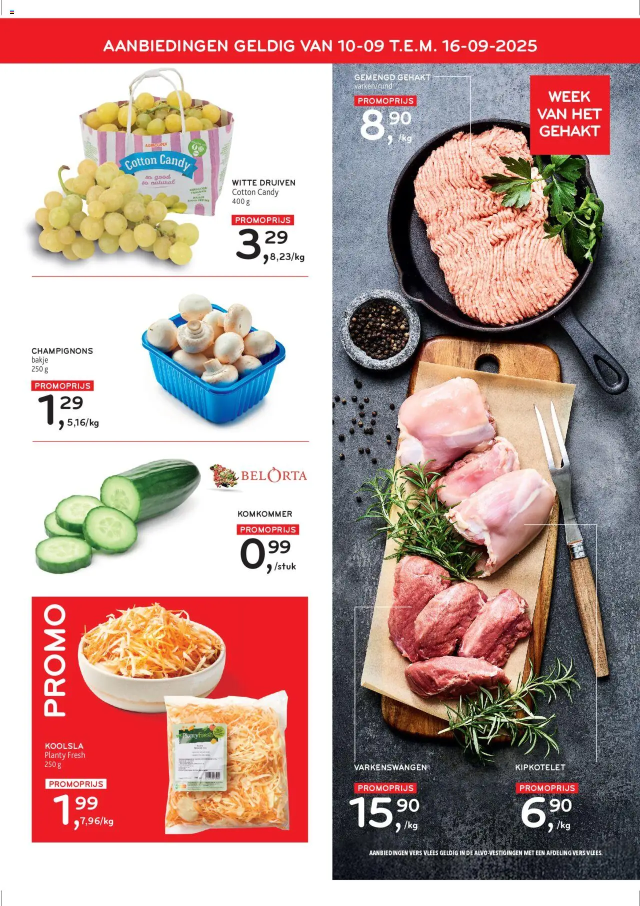  | Pagina: 3 | Producten: Gehakt, Sós kalács, Koolsla, Druiven