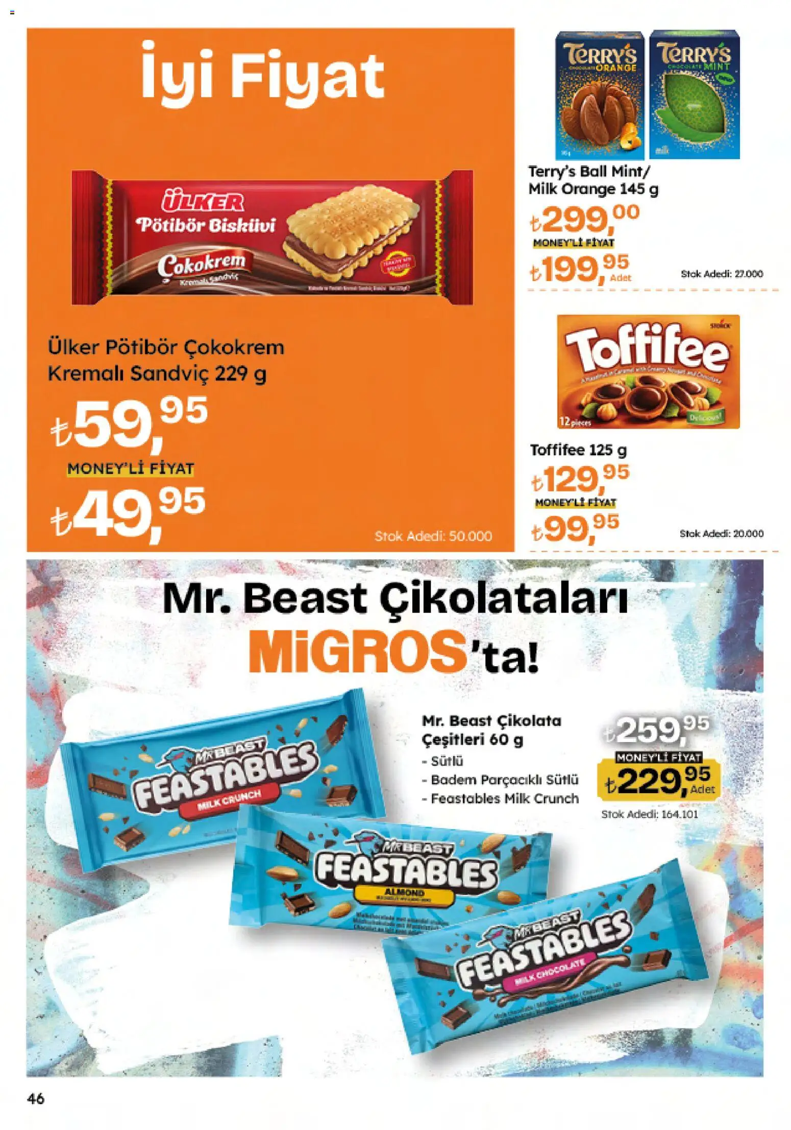 Migros Katalog - Migroskop - 12.02.2026 tarihinden itibaren geçerlidir | Sayfa: 46 | Ürünler: Çikolata, Badem, Bisküvi