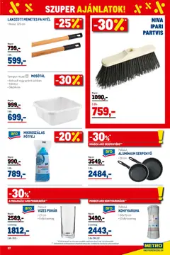 Metro - Élelmiszer és Szezonális katalógus 2026/02 - amely érvényes a következő dátumtól: 01.02.2026 | Oldal: 37 | Termékek: Konyharuha, Serpenyő, Pohár