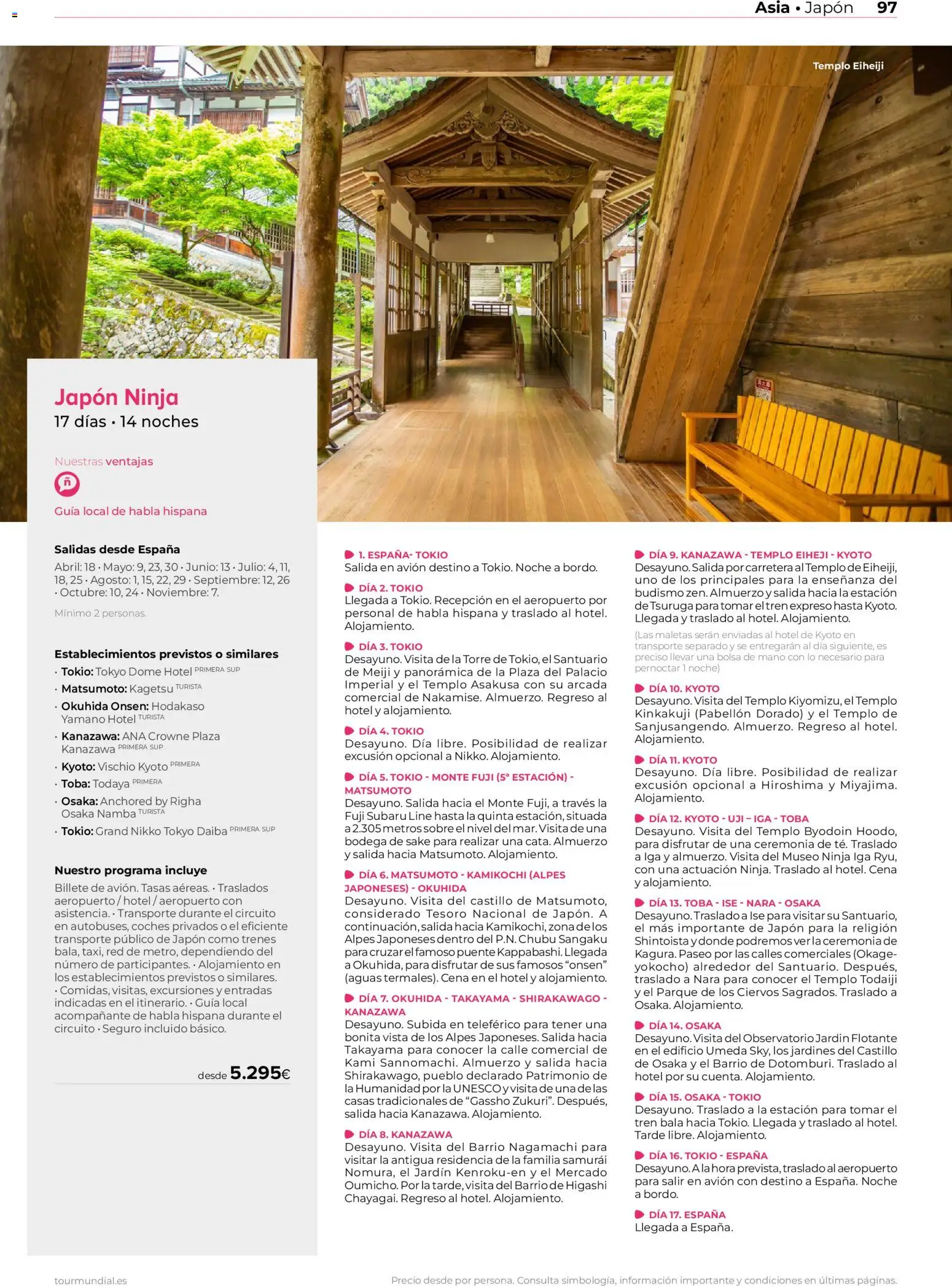 Viajes El Corte Inglés Asia y Oceanía │ válido desde el 01.01.2026 | Página: 97 | Productos: Bolsa