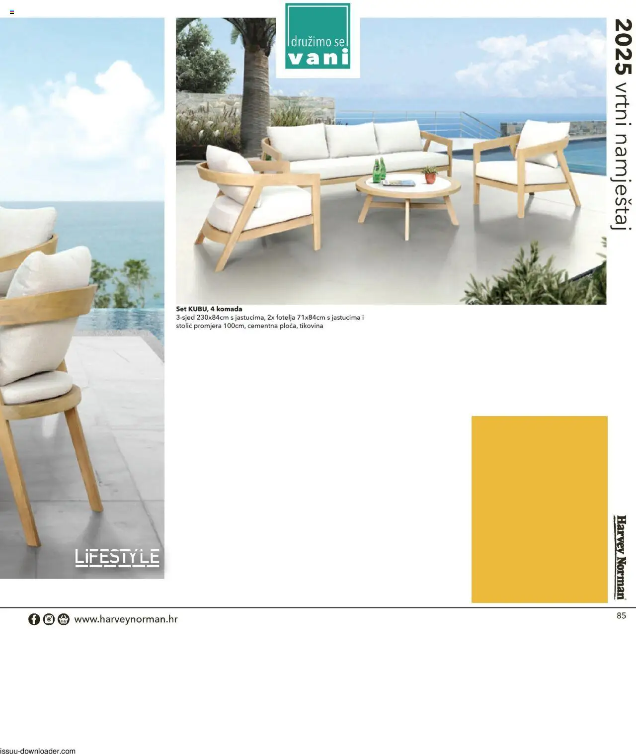 Harvey Norman katalog | vrijedi od 19.03.2025 | Stranica: 85 | Proizvodi: Fotelja, Stolić, Vrtni namještaj