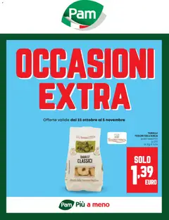 Anteprima del volantino PAM Occasioni Extra catalogo valido a partire dal 23.10.2025