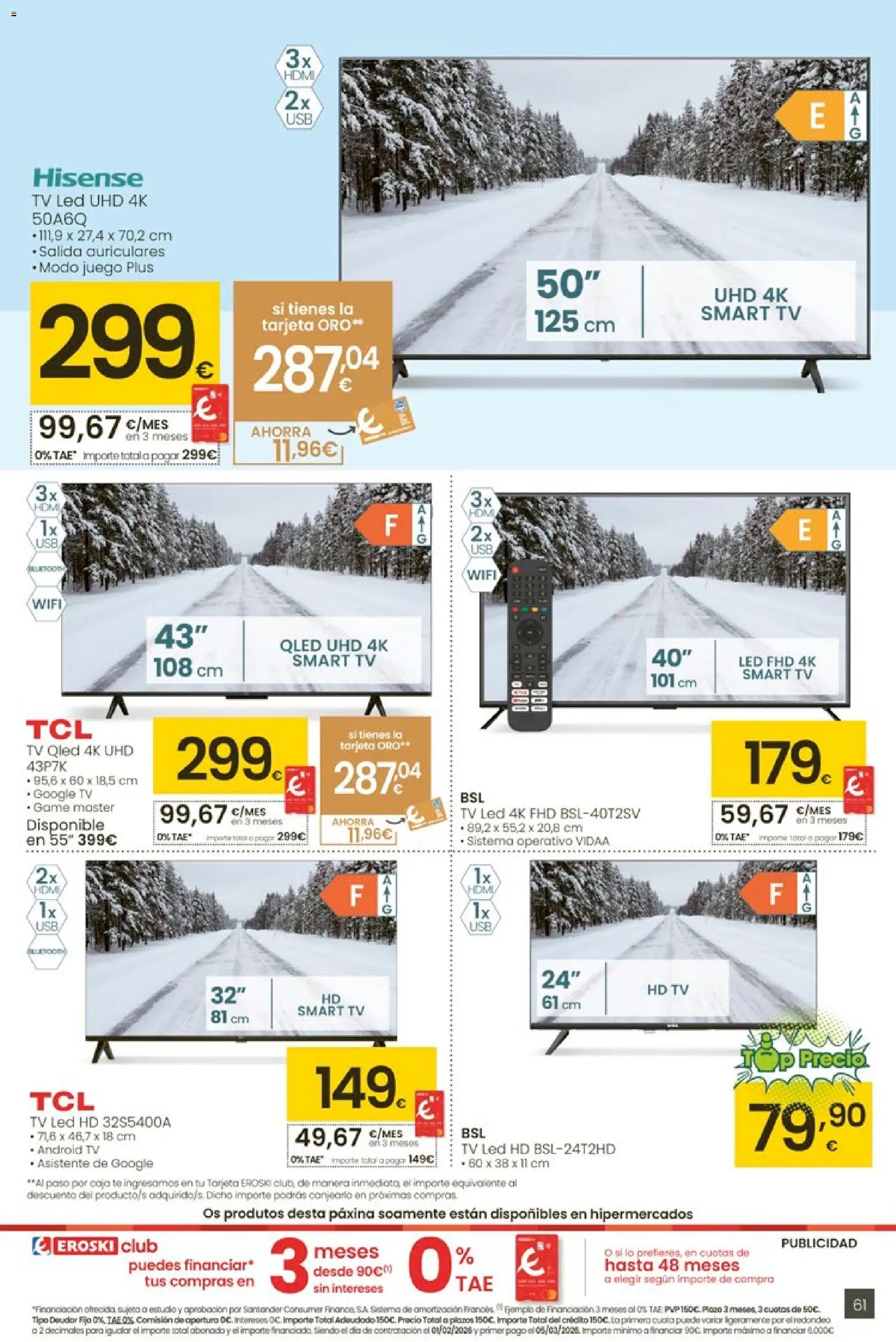 Eroski - Entroido do aforro │ válido desde el 29.01.2026 | Página: 61 | Productos: Té, Auriculares, Caja