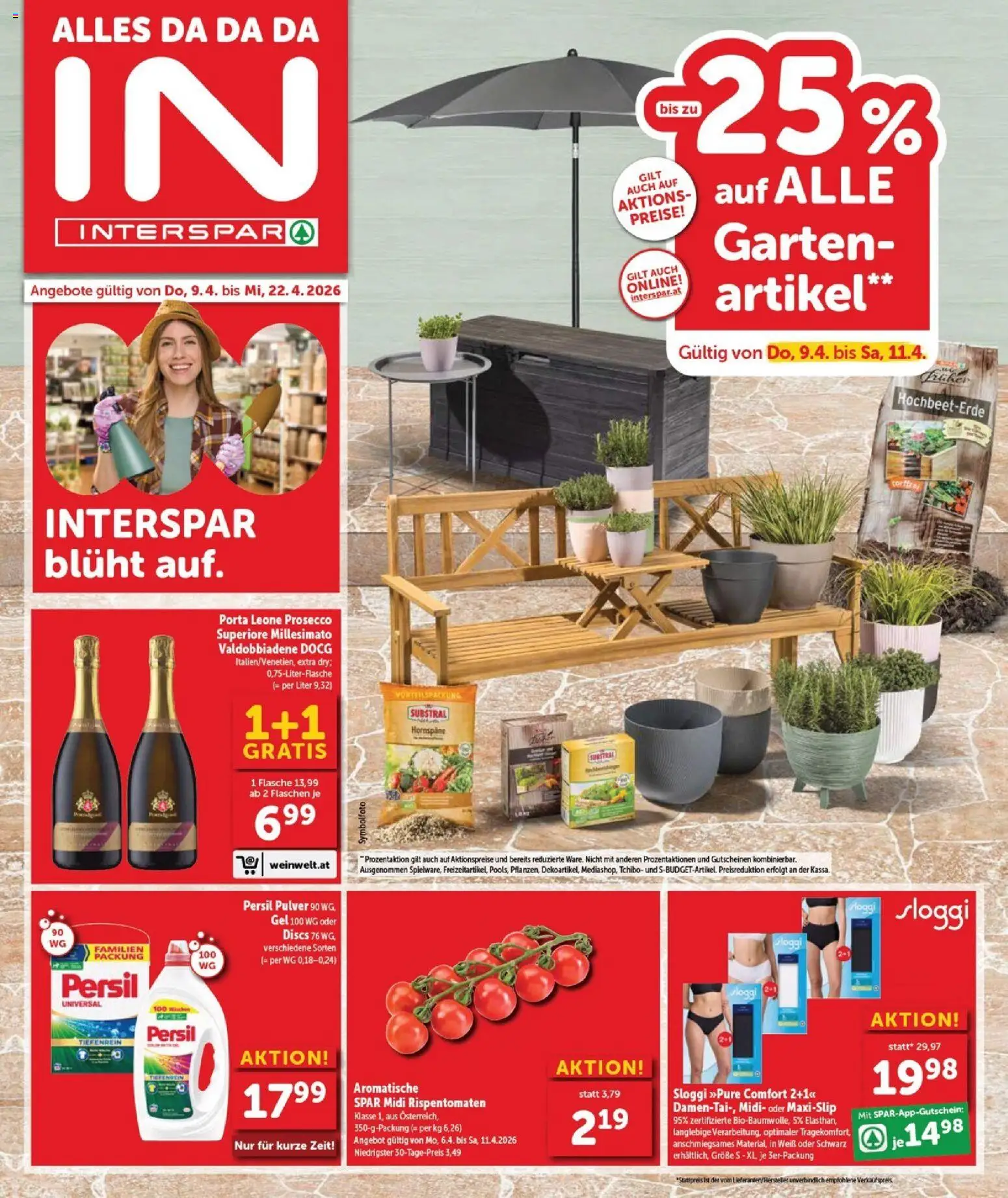 Interspar Flugblatt - Burgenland gültig ab 09.04.2026 | Seite: 1