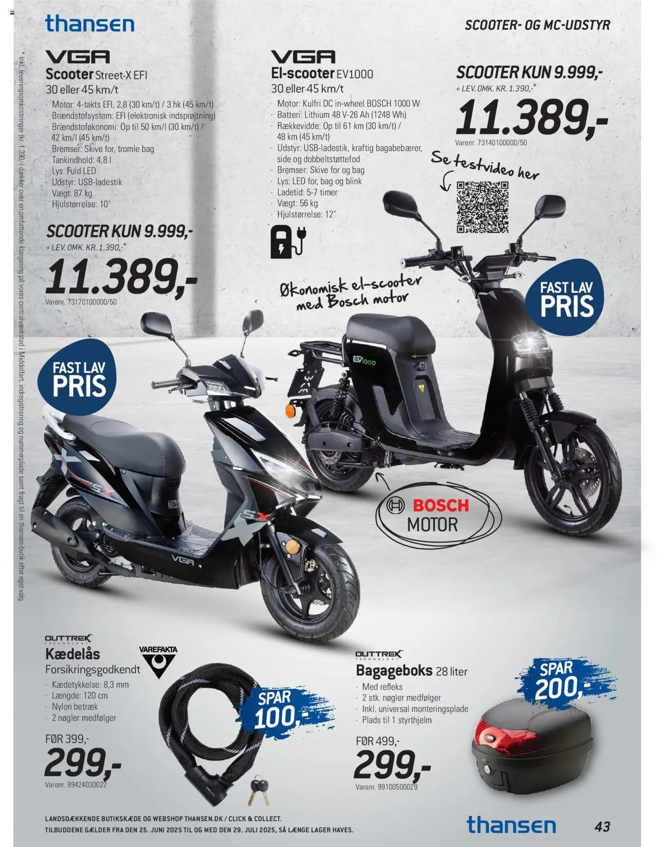Thansen Tilbudsavis gyldig fra 25.06.2025 | Side: 43 | Produkter: Batteri