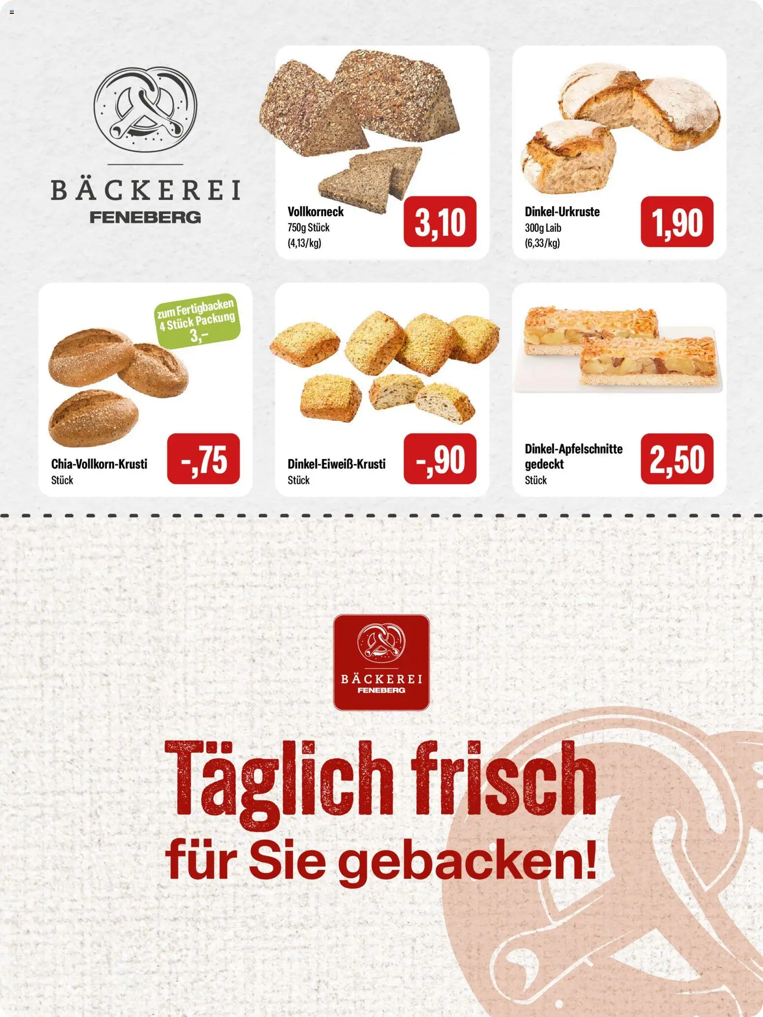 Feneberg Angebote – gültig ab 05.03.2026 | Seite: 4 | Produkte: Bäckerei