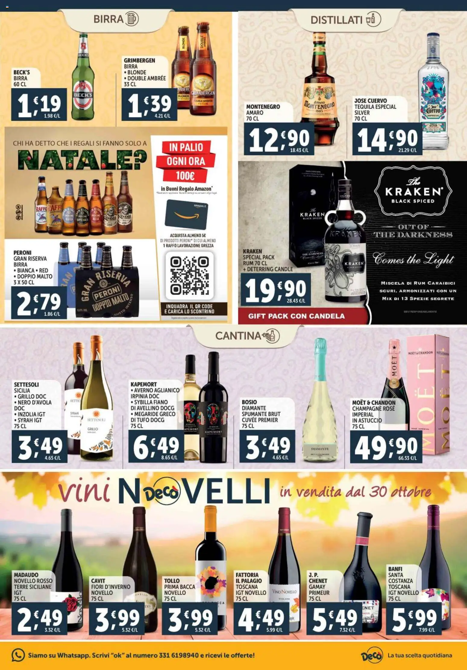 Volantino Decò del 28.10.2025 | Pagina: 17 | Prodotti: Birra, Rum, Tequila, Spumante