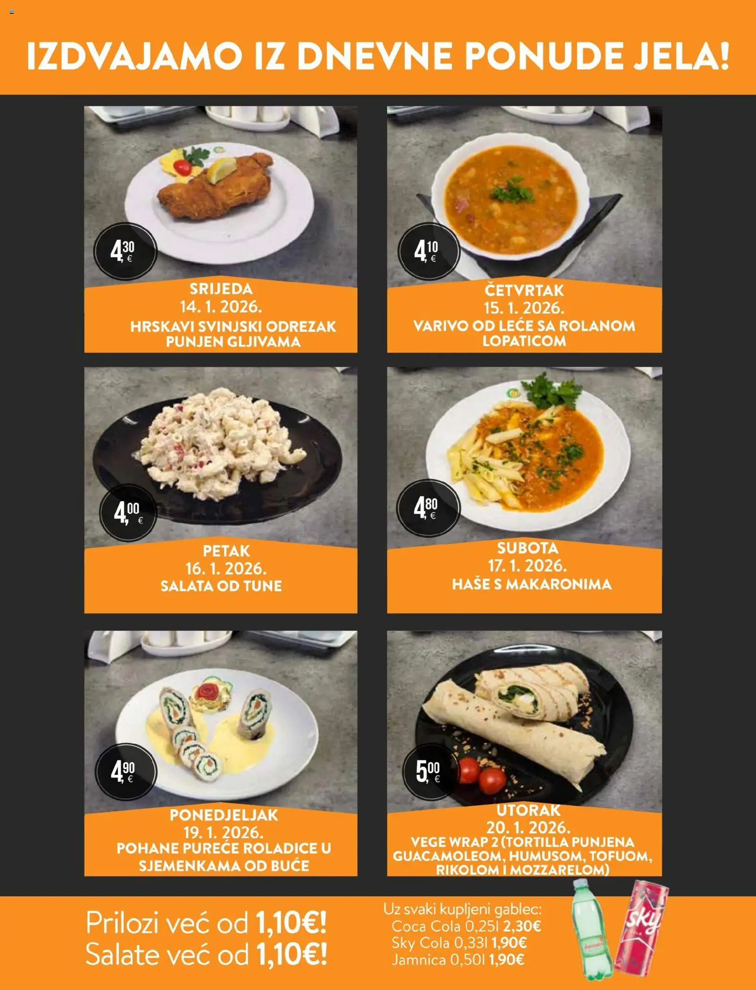 KTC katalog | vrijedi od 14.01.2026 | Stranica: 30 | Proizvodi: Sky Cola, Coca cola, Salata, Jamnica